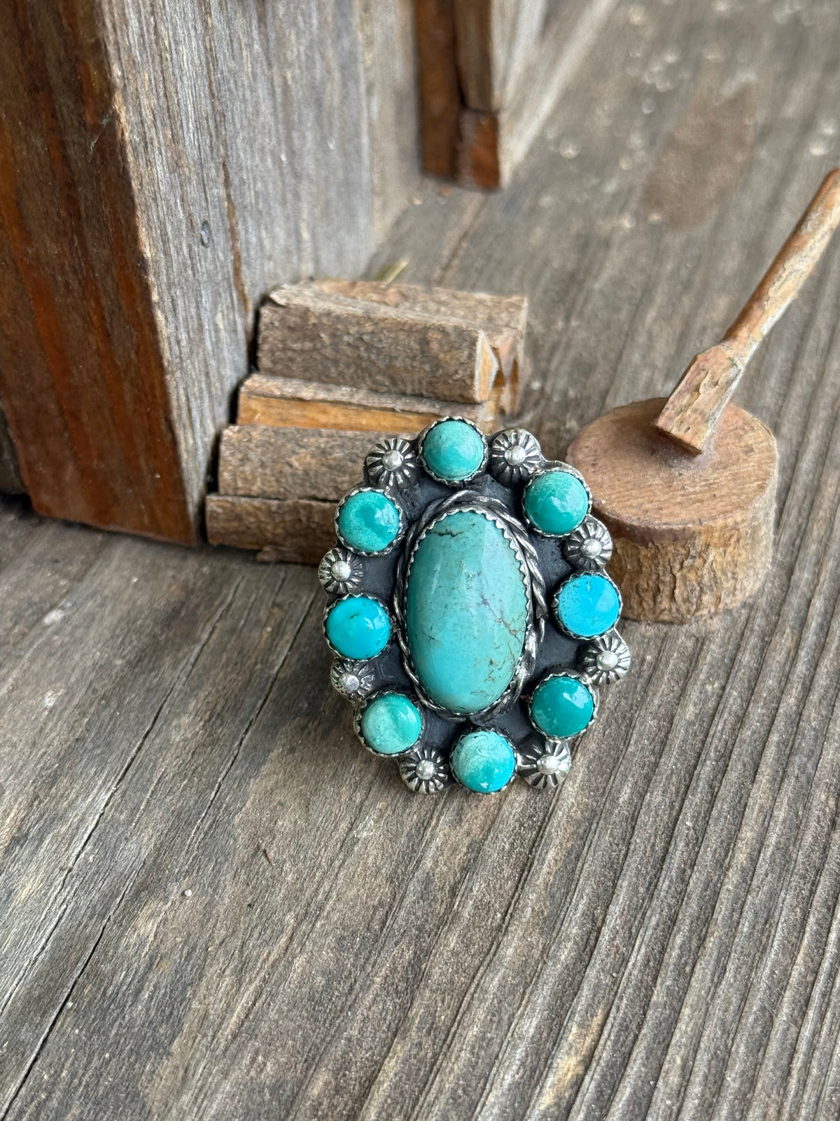 Robert Shakey adjustable cluster ring