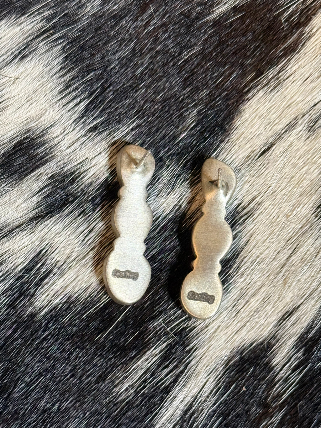 White water turquoise earrings
