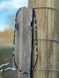 Hand strung seed bead necklace