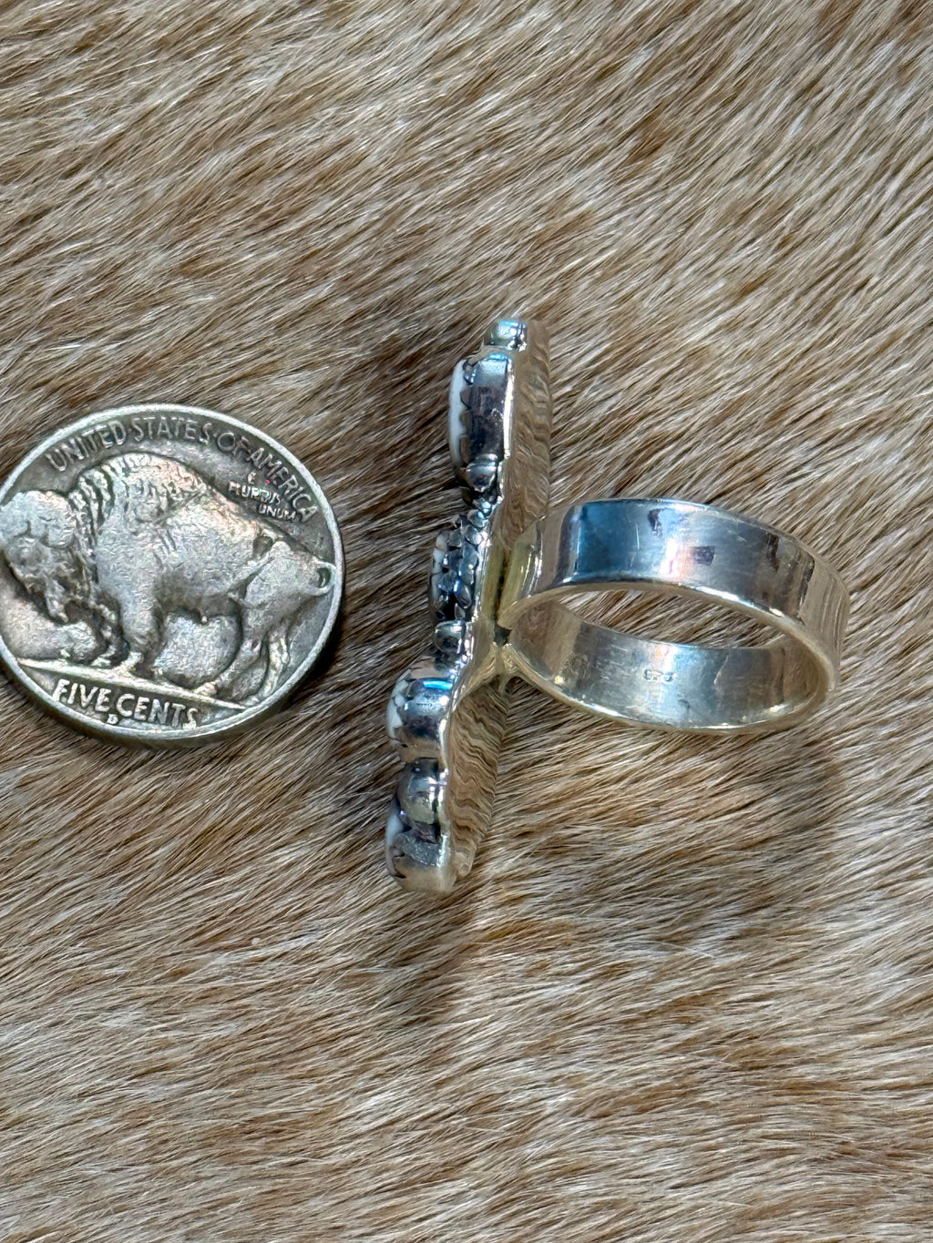 Wild horse cluster ring