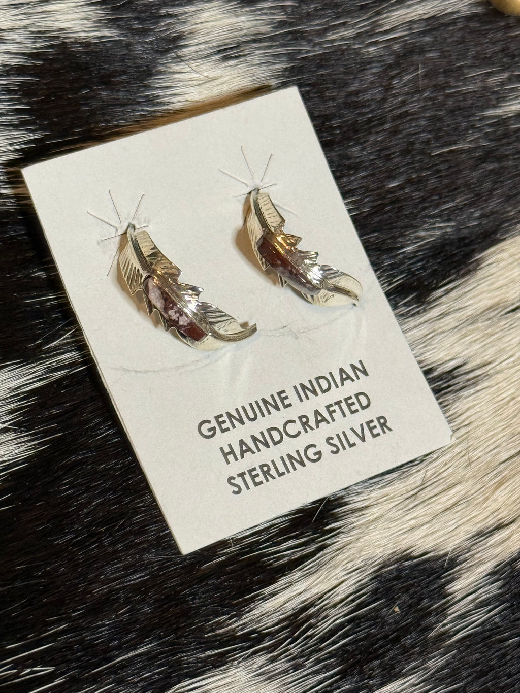 Native American Wild horse feather hoops