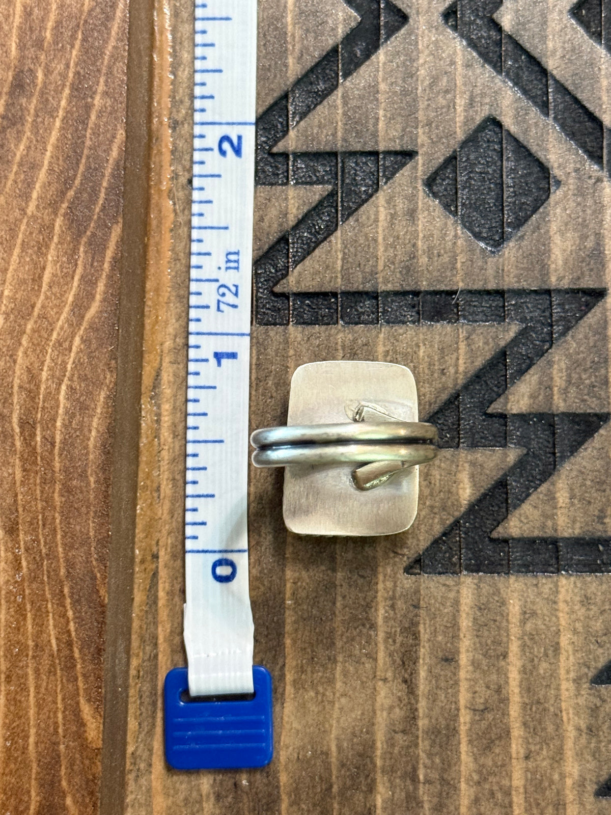 Navajo Sheila Tso turquoise adjustable ring