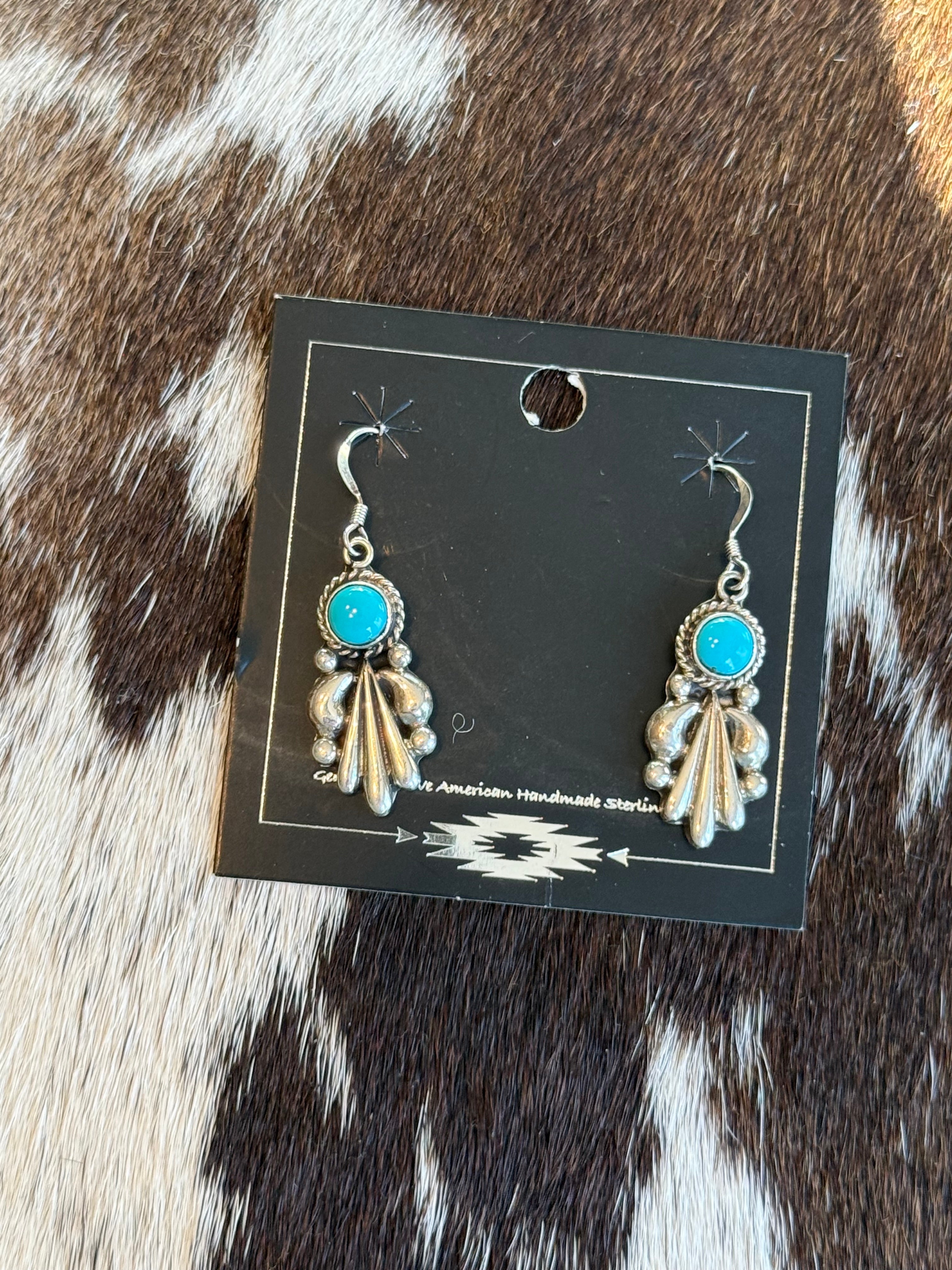 Verley Betone Native American turquoise earrings