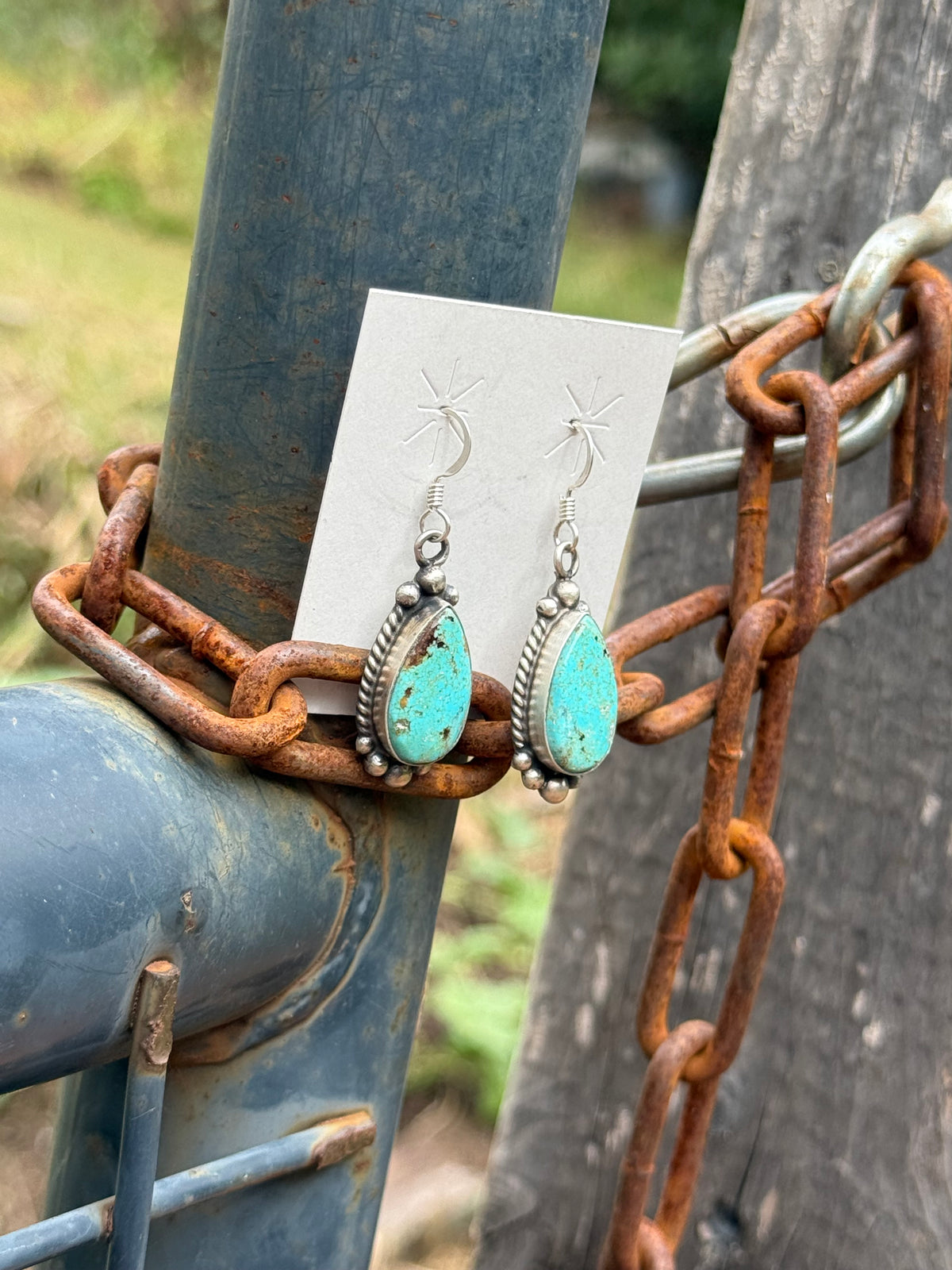 Elouise Kee turquoise dangles