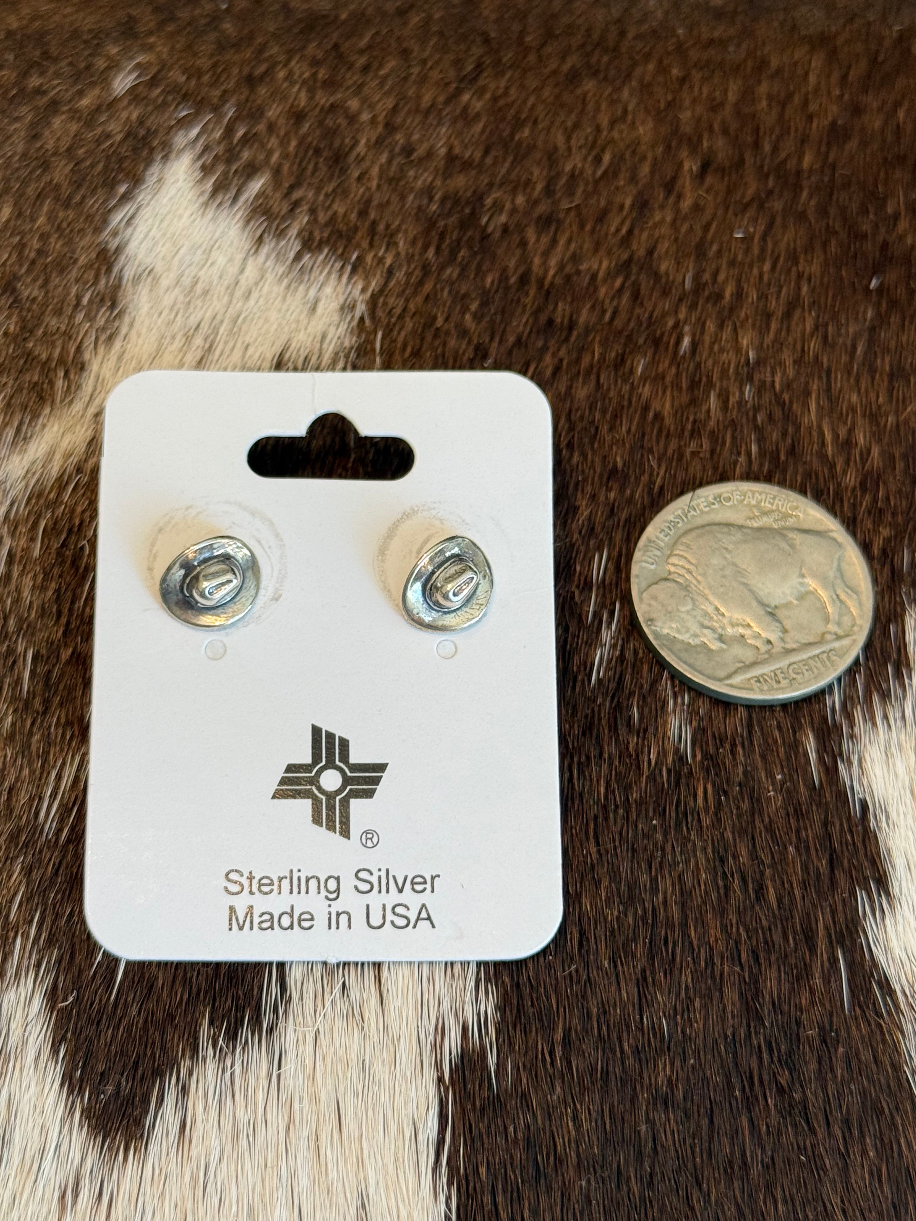 Native American made cowboy studs