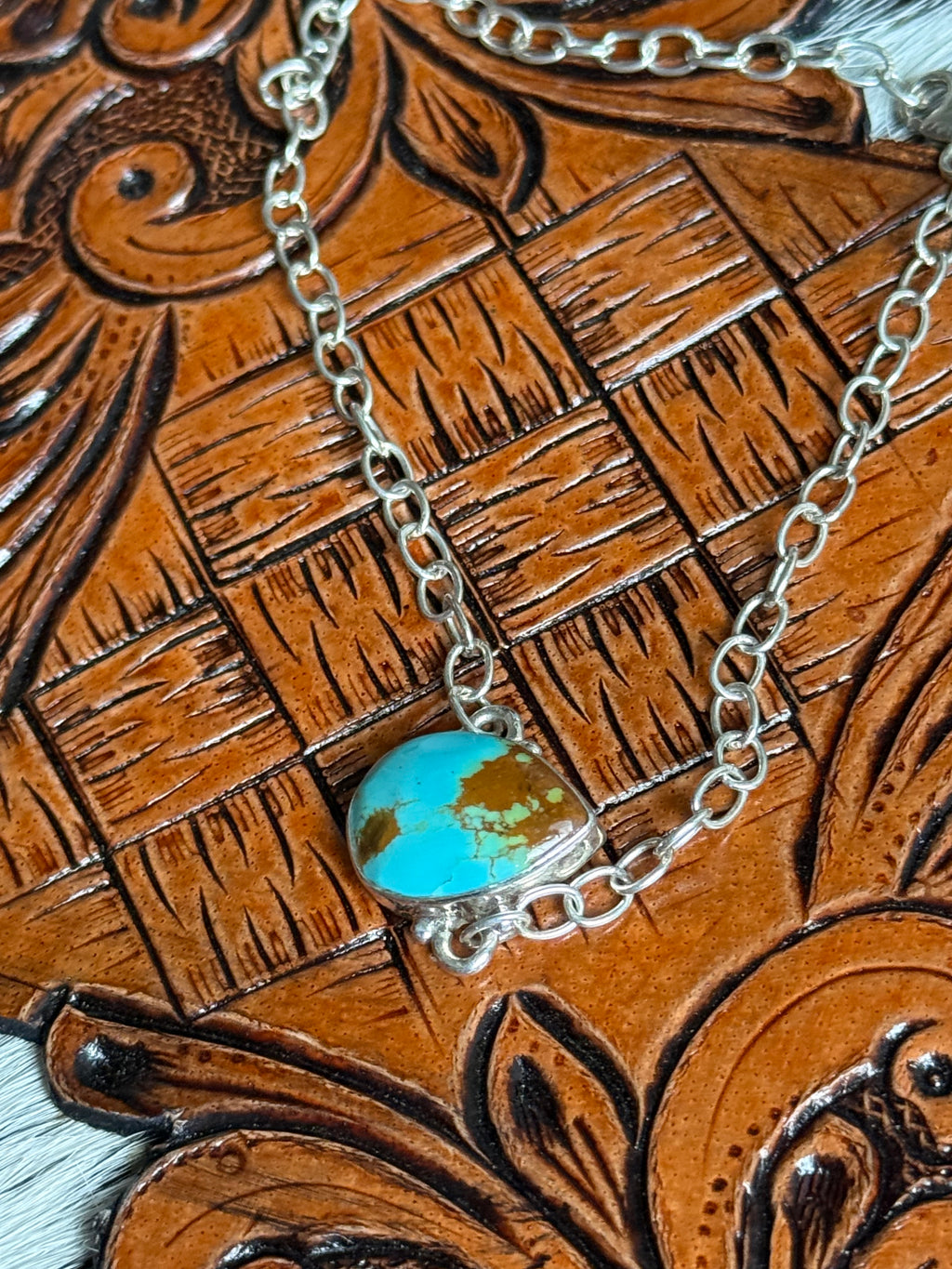 Number 8 turquoise bracelet