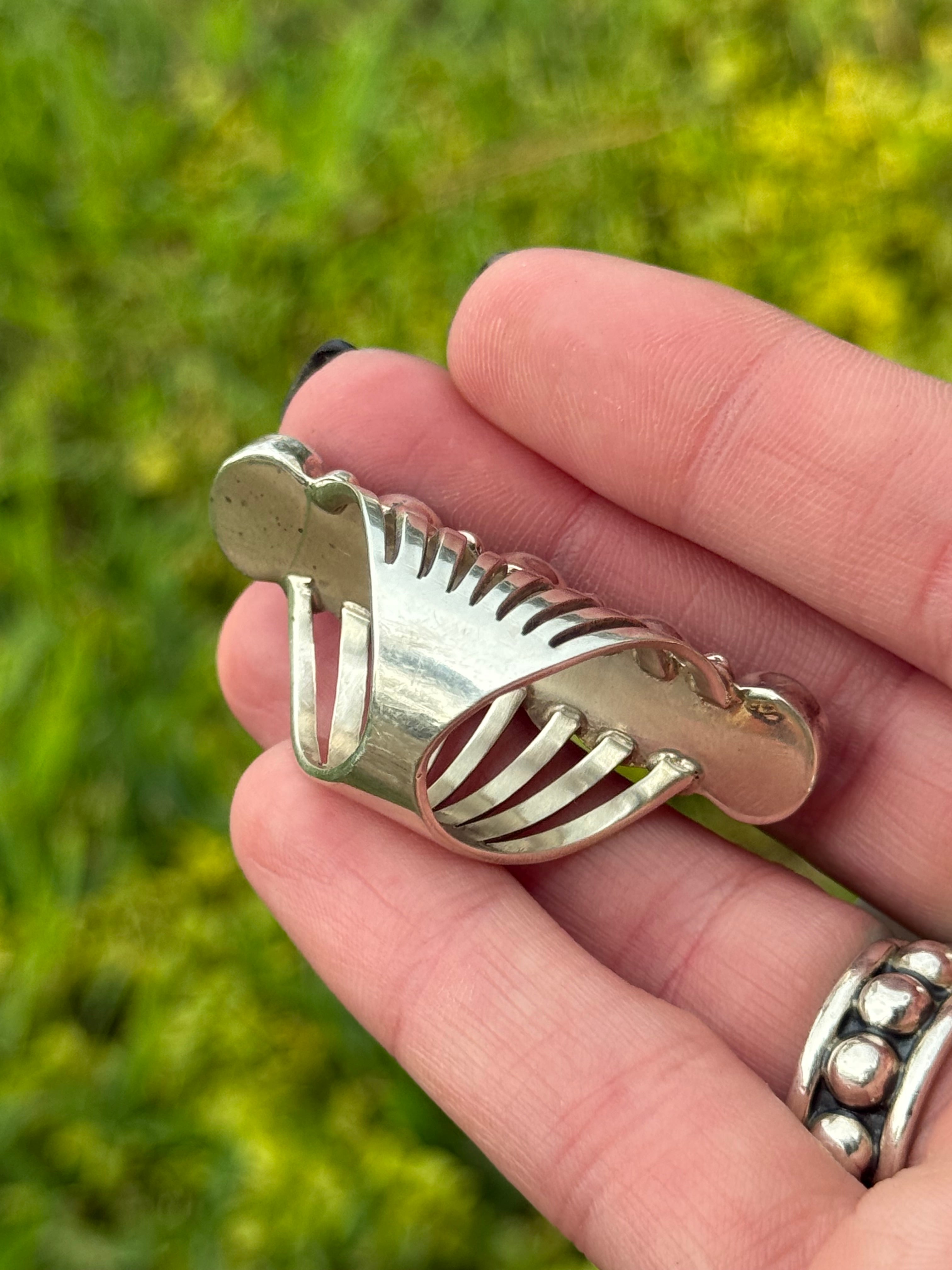 T. Yazzie 5 stone turquoise ring