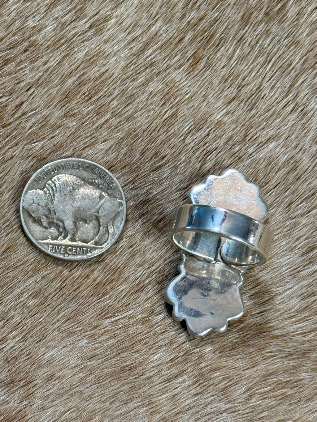 Wild horse cluster ring