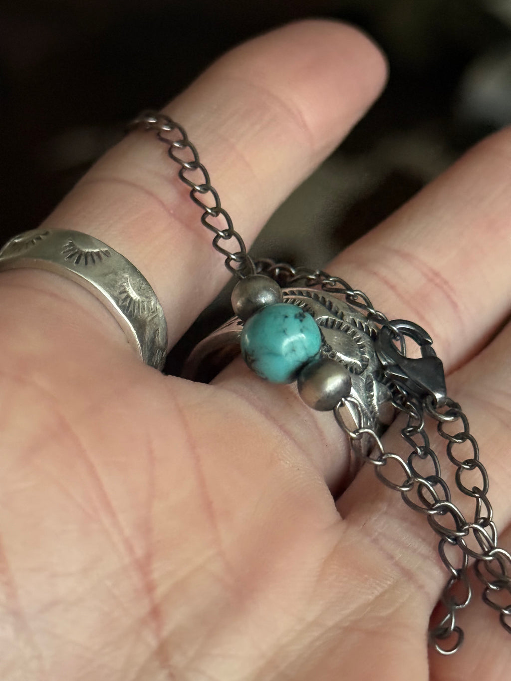 The “perfect little turquoise beaded” bracelet