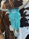 Turquoise custom Bull head