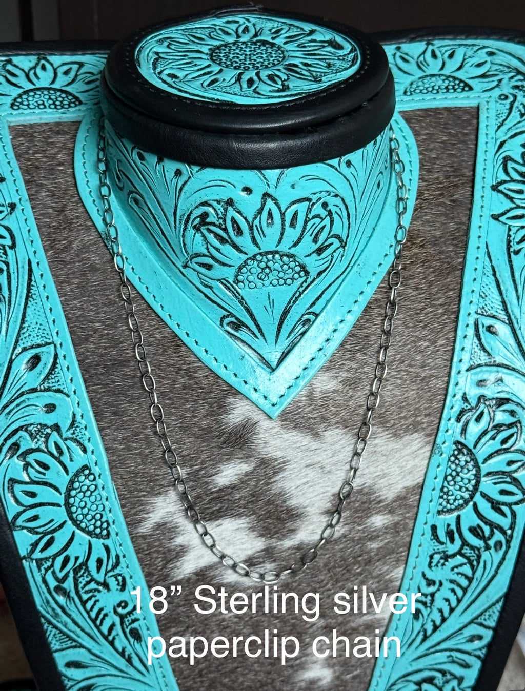 18” dainty paperclip chain