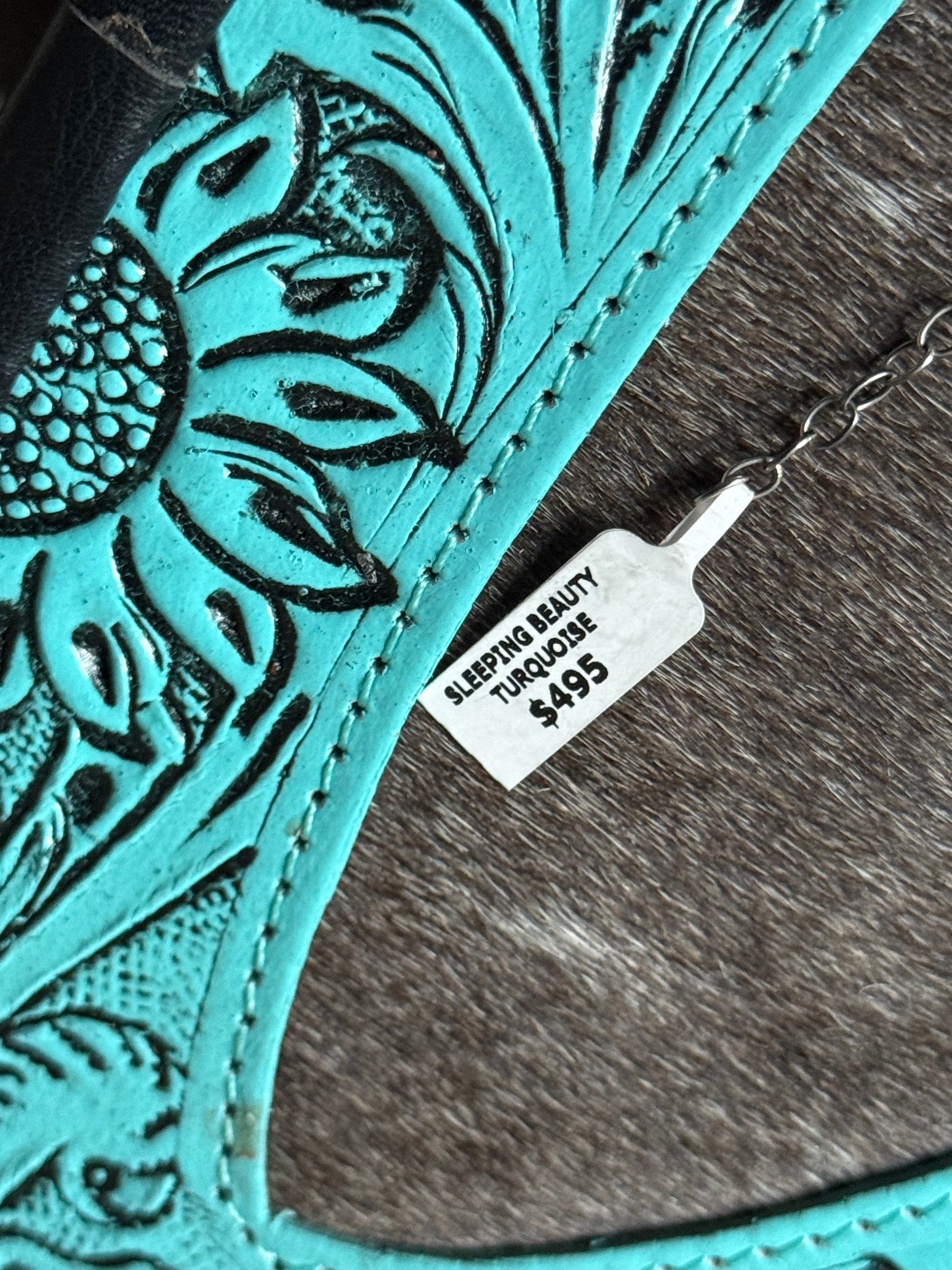 Sleeping beauty turquoise choker necklace