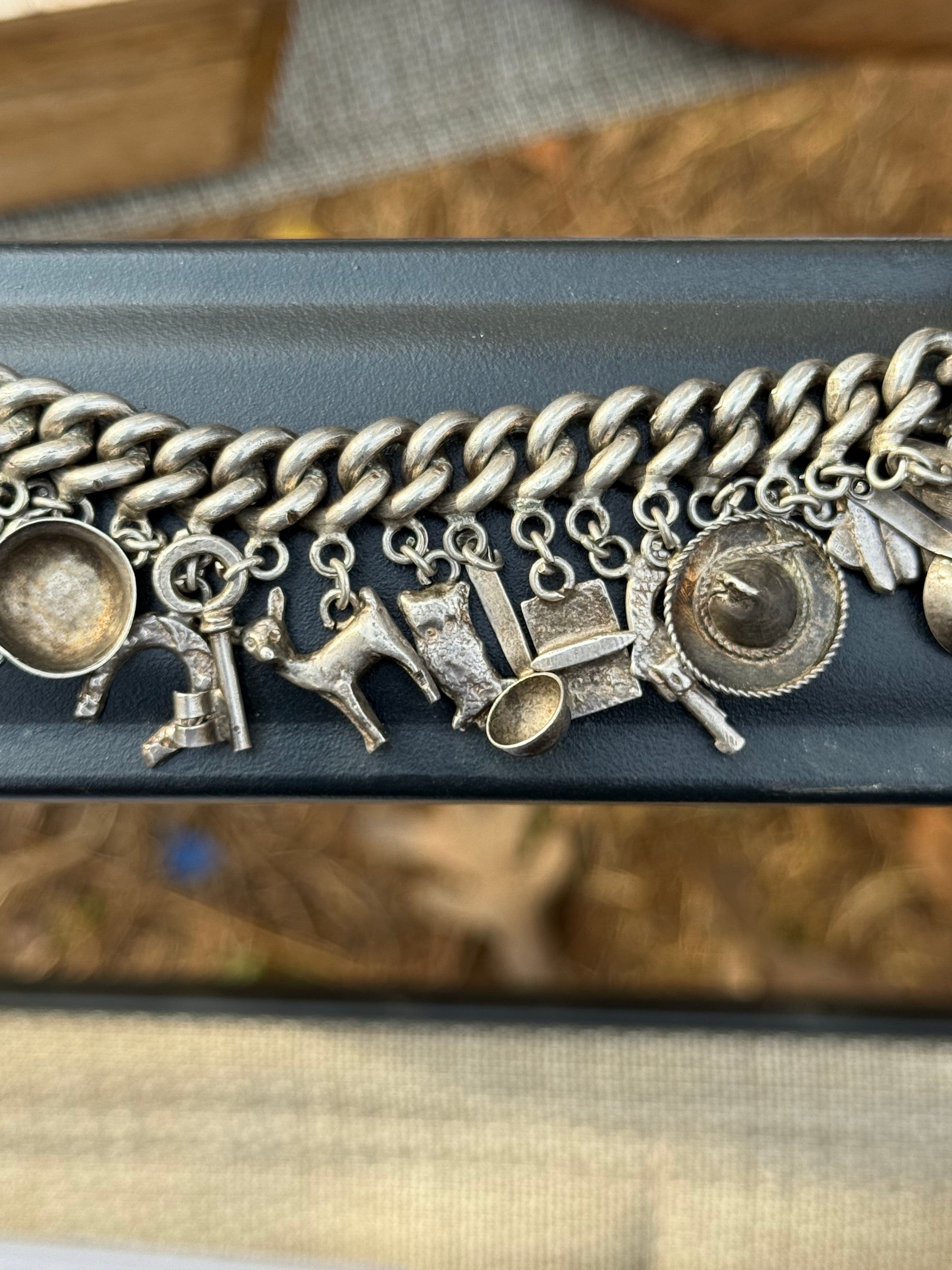 Vintage charm bracelet