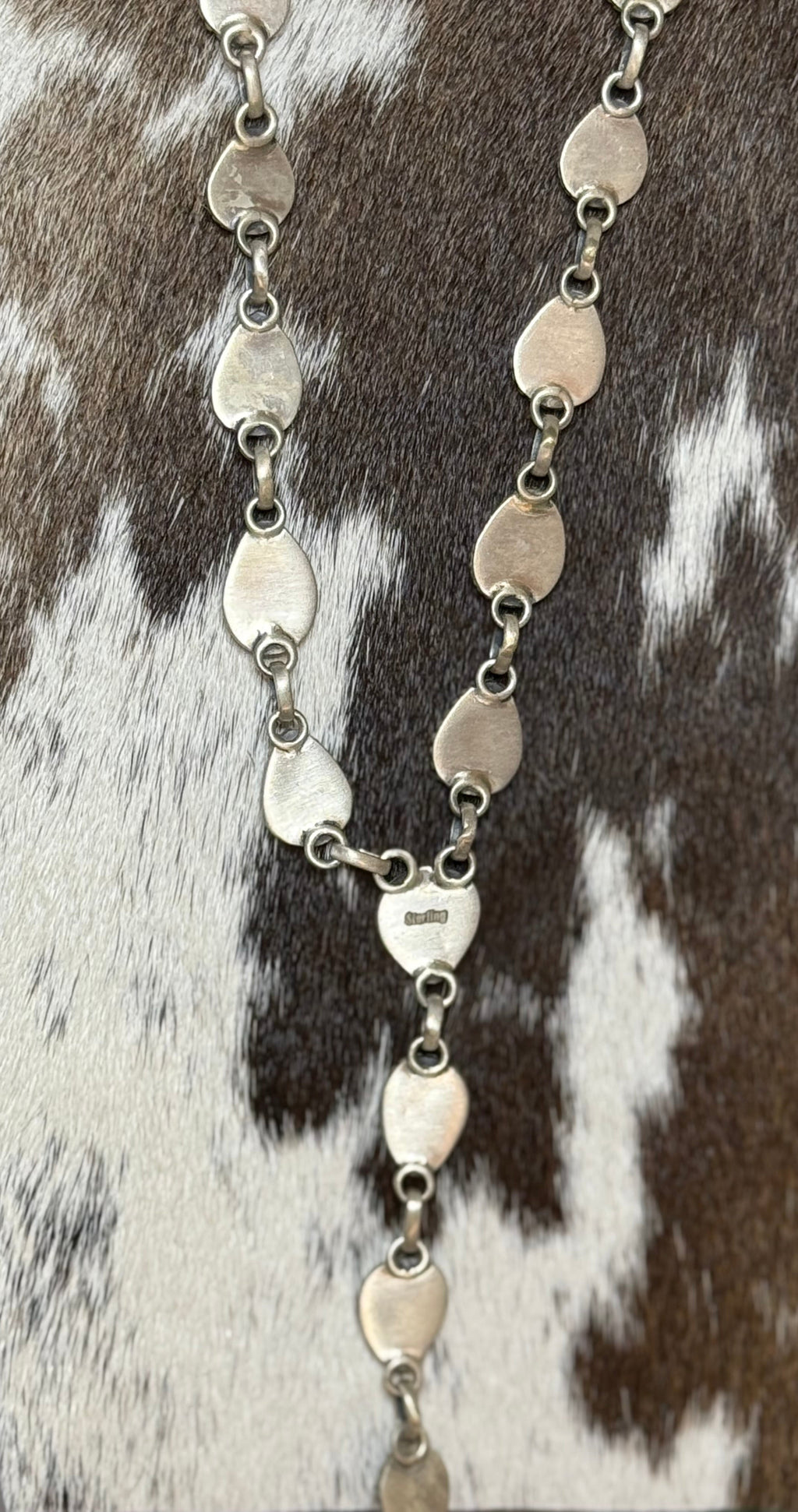 White Water turquoise lariat