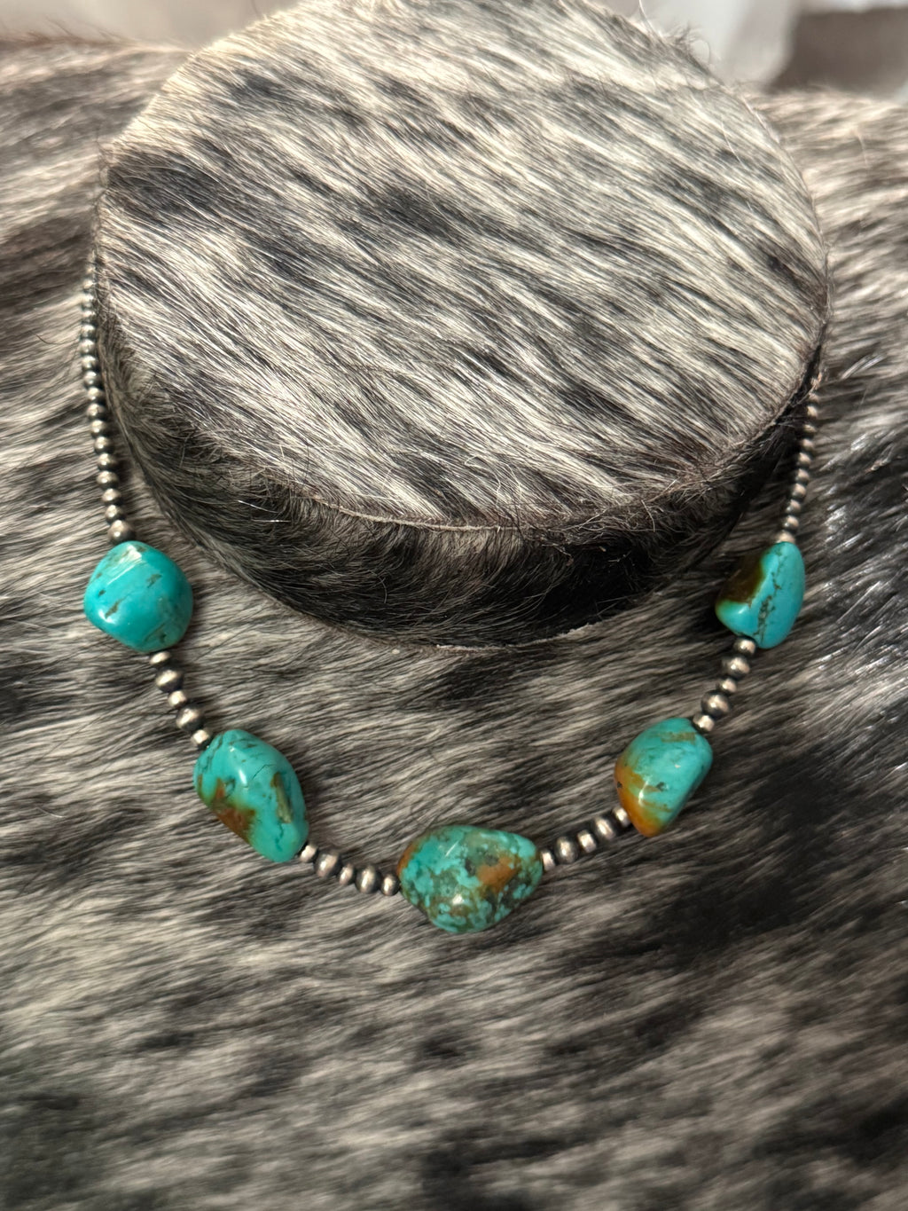 Ranch Road Turquoise chunk necklace