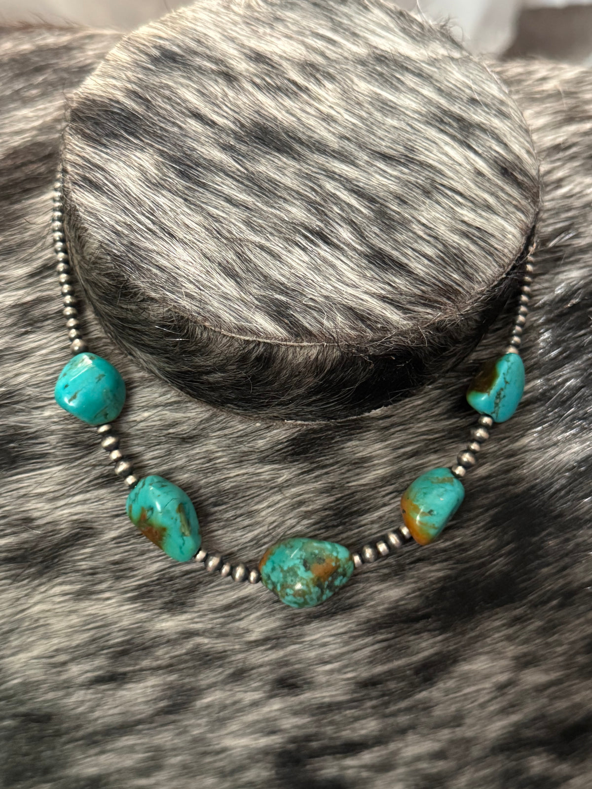 Ranch Road Turquoise chunk necklace