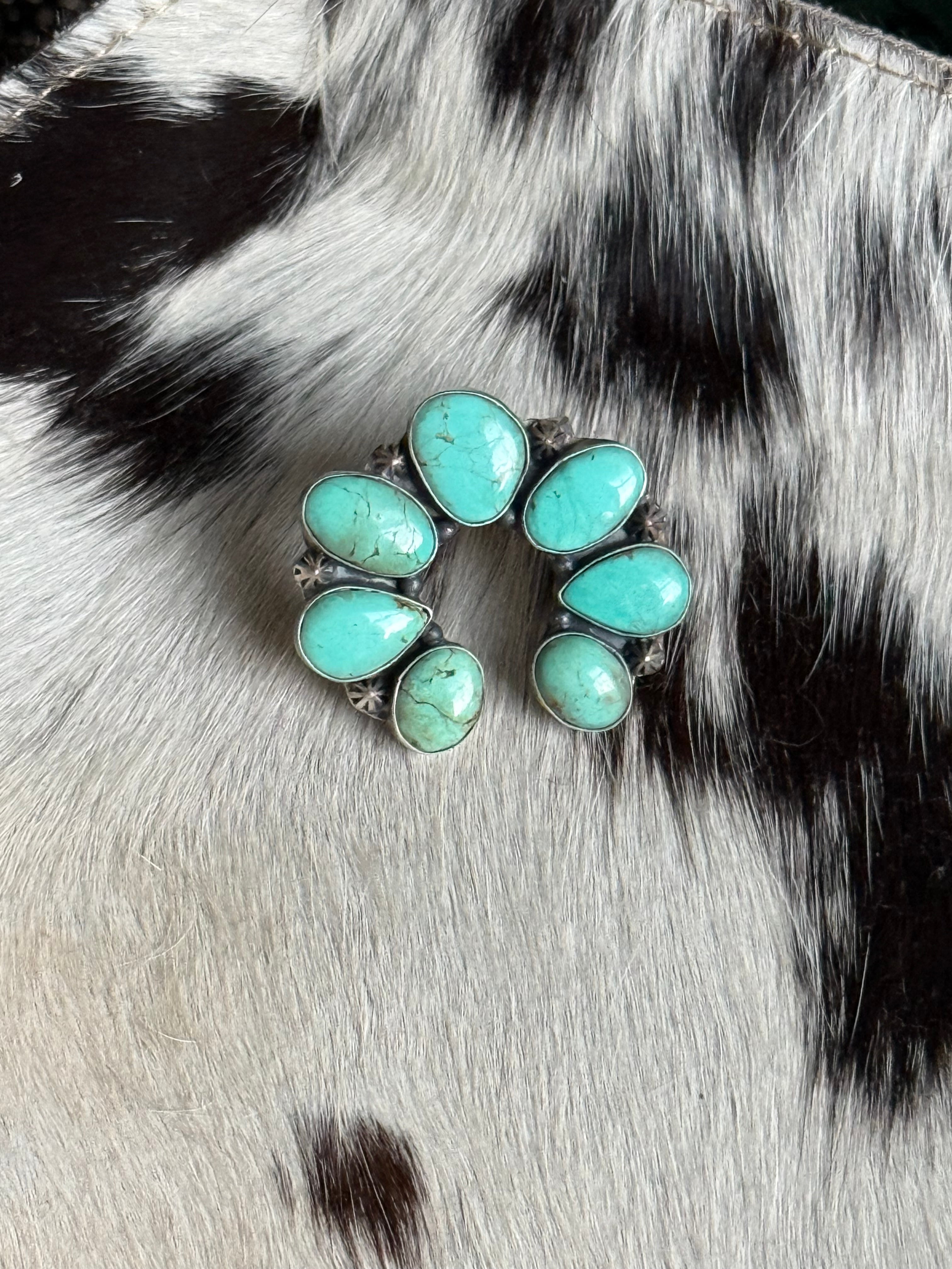 Turquoise Naja adjustable ring