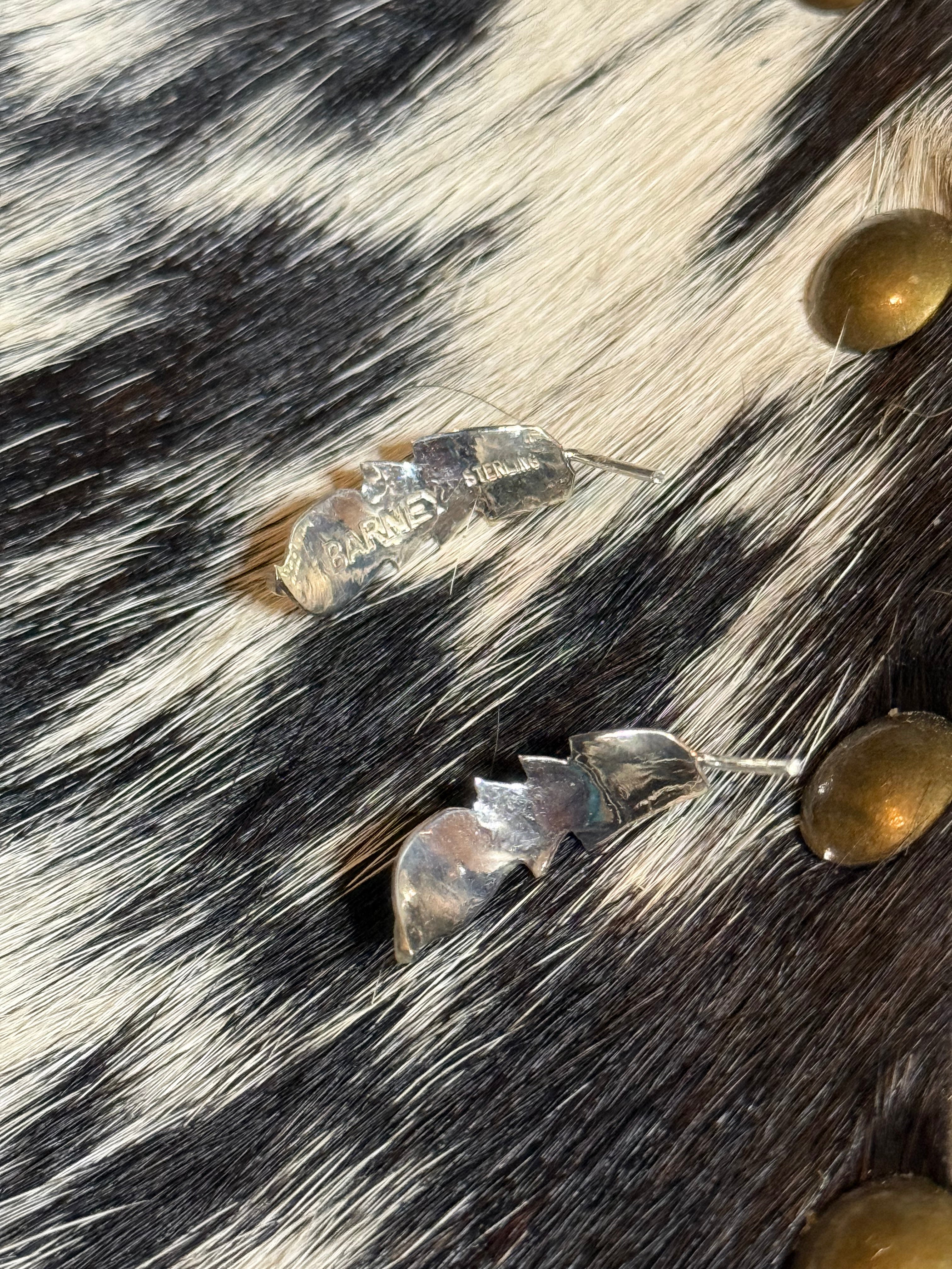 Native American Wild horse feather hoops