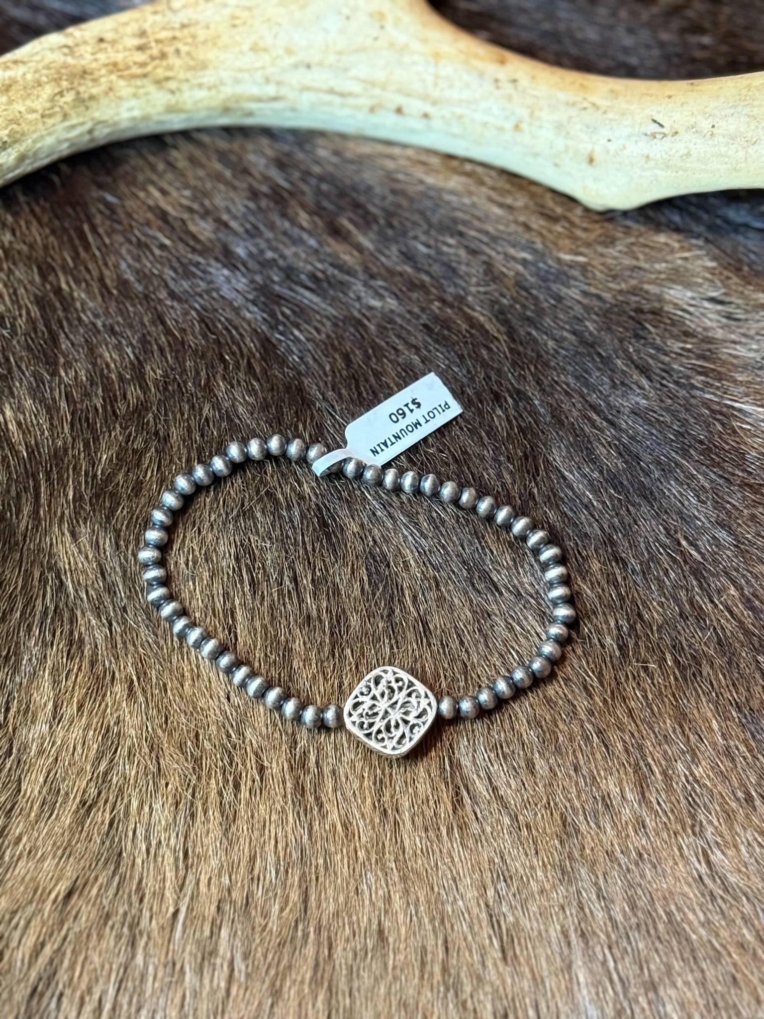 Pilot mountain turquoise bracelet