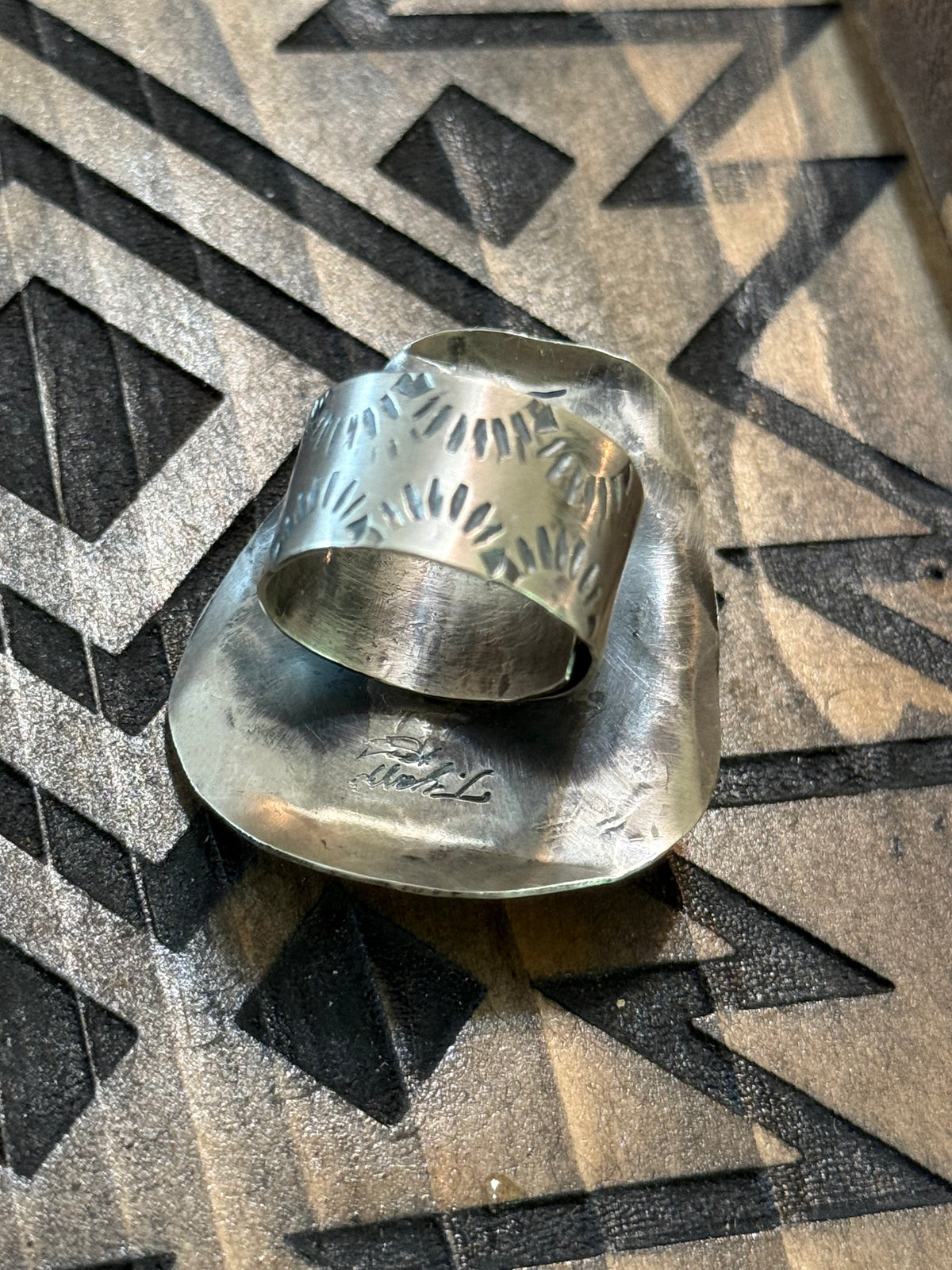 Navajo Time Yazzie Cowboy hat turquoise ring