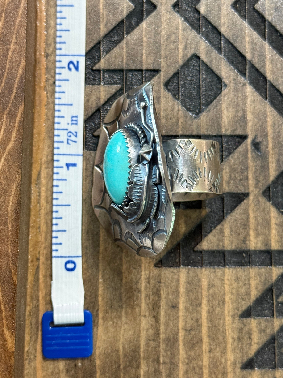 Navajo Time Yazzie Cowboy hat turquoise ring