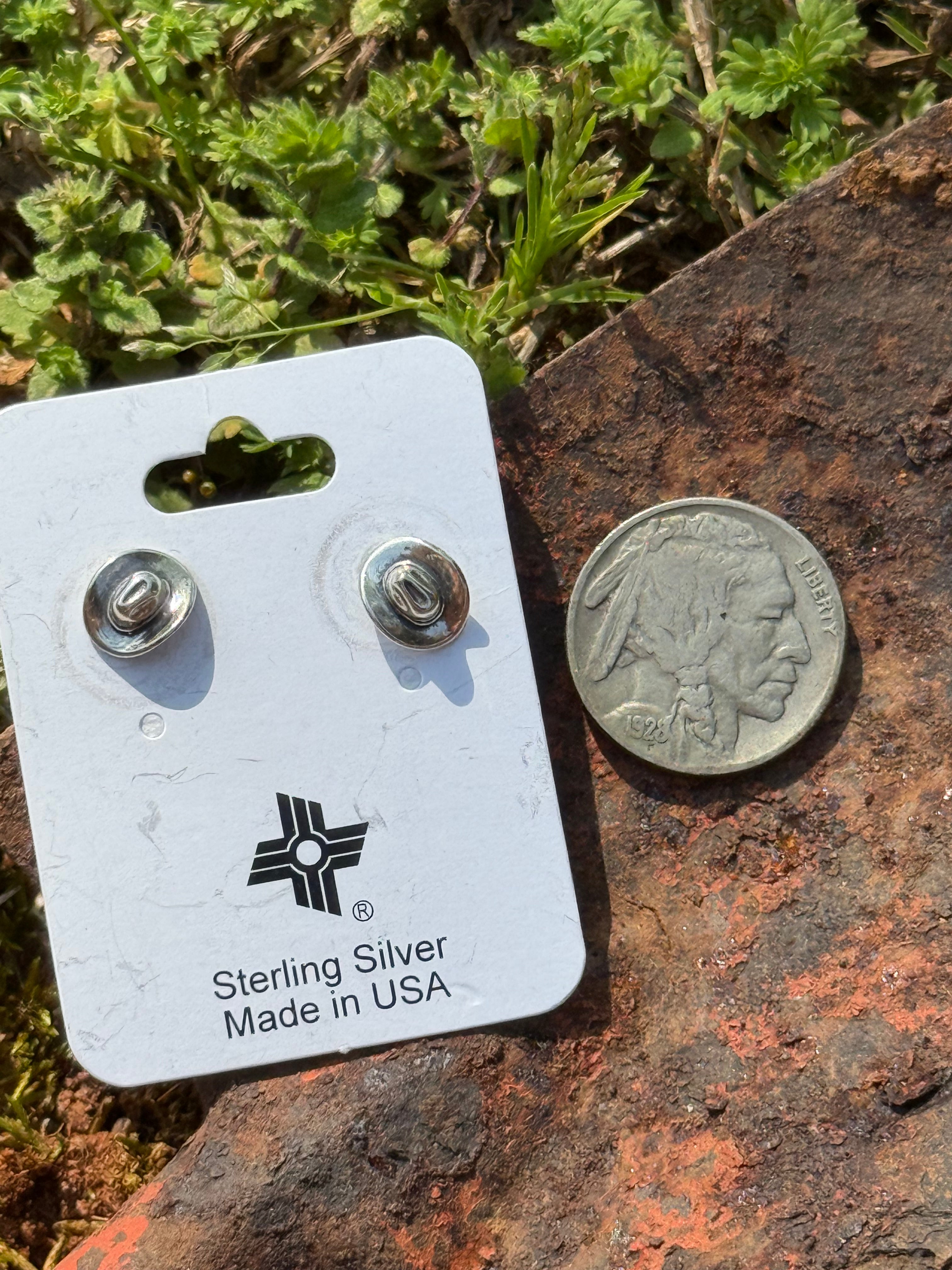 Native made cowboy hat studs