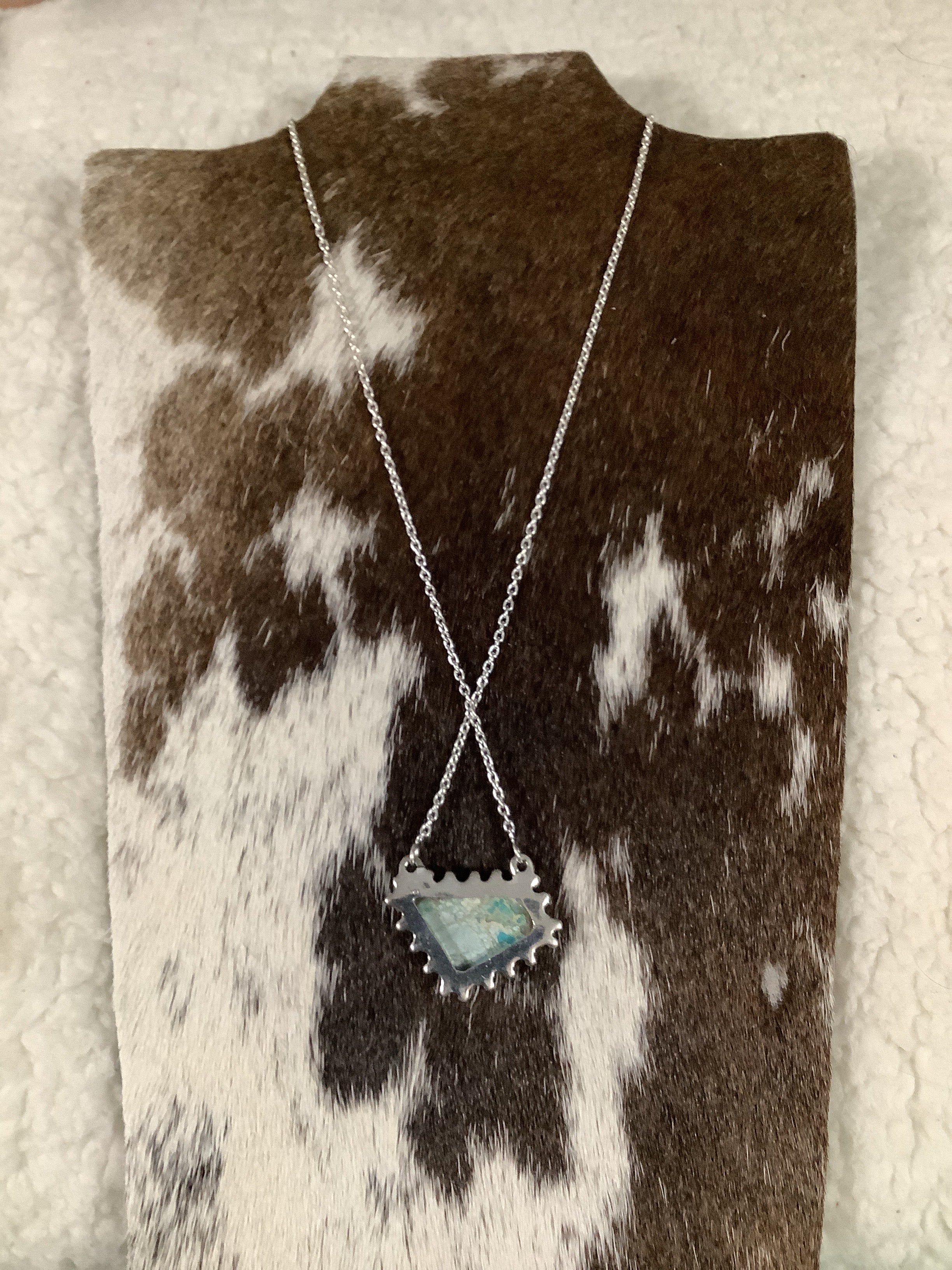 Sea sediment jasper necklace