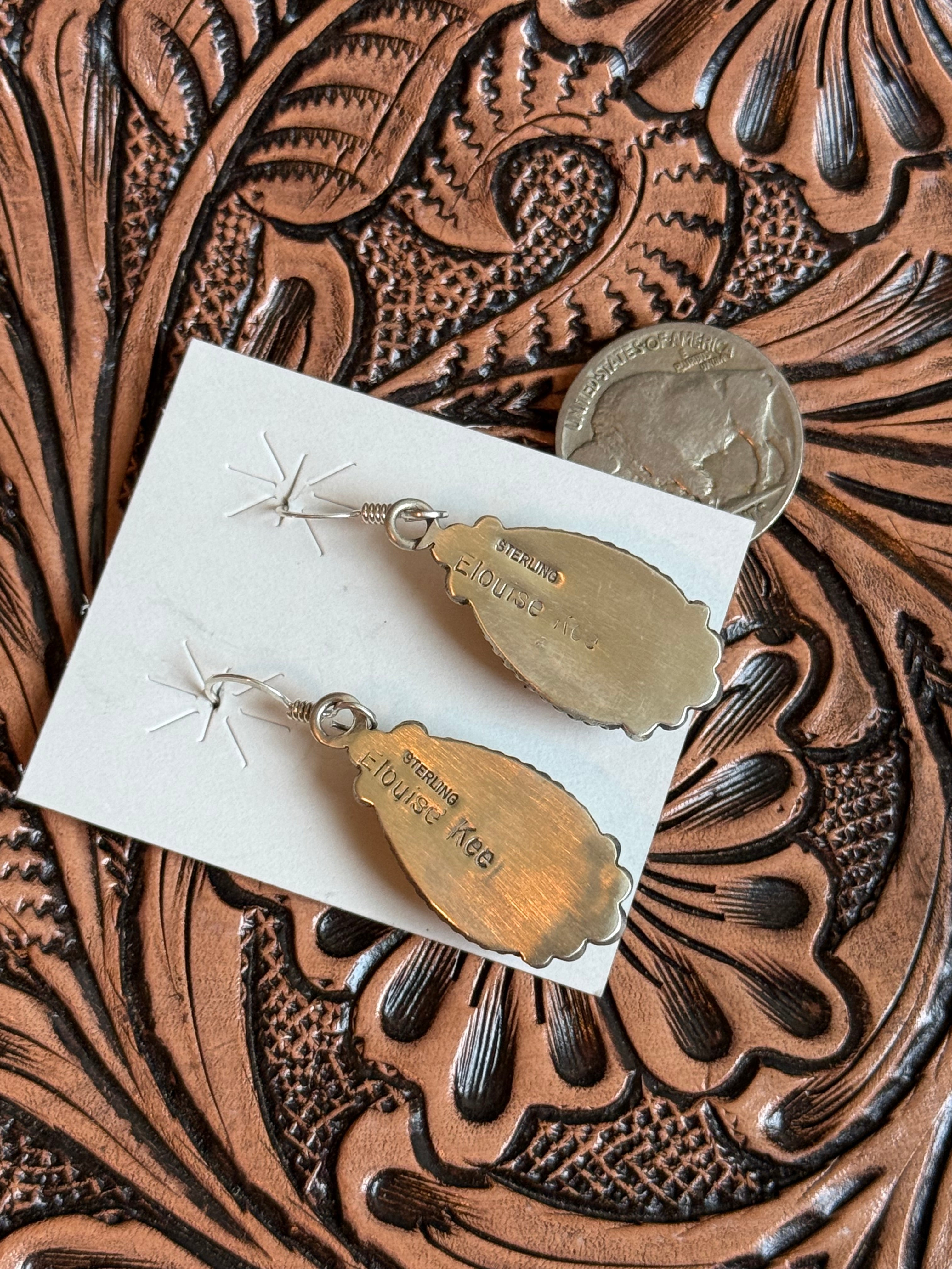 Eloise Kee turquoise dangles