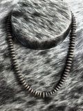 Copper bead necklace