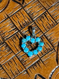 Turquoise heart pendant