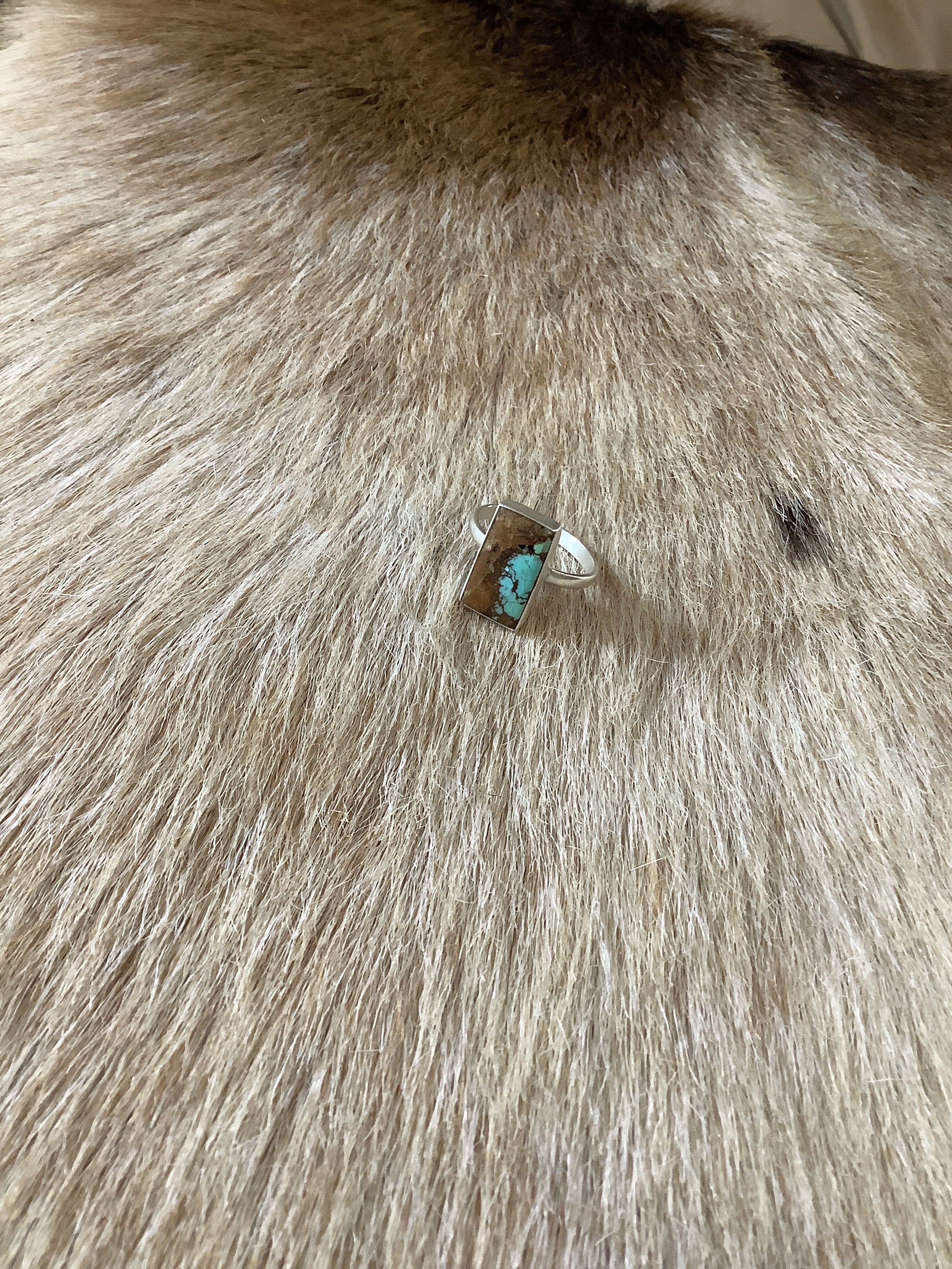 Mine 8 turquoise ring
