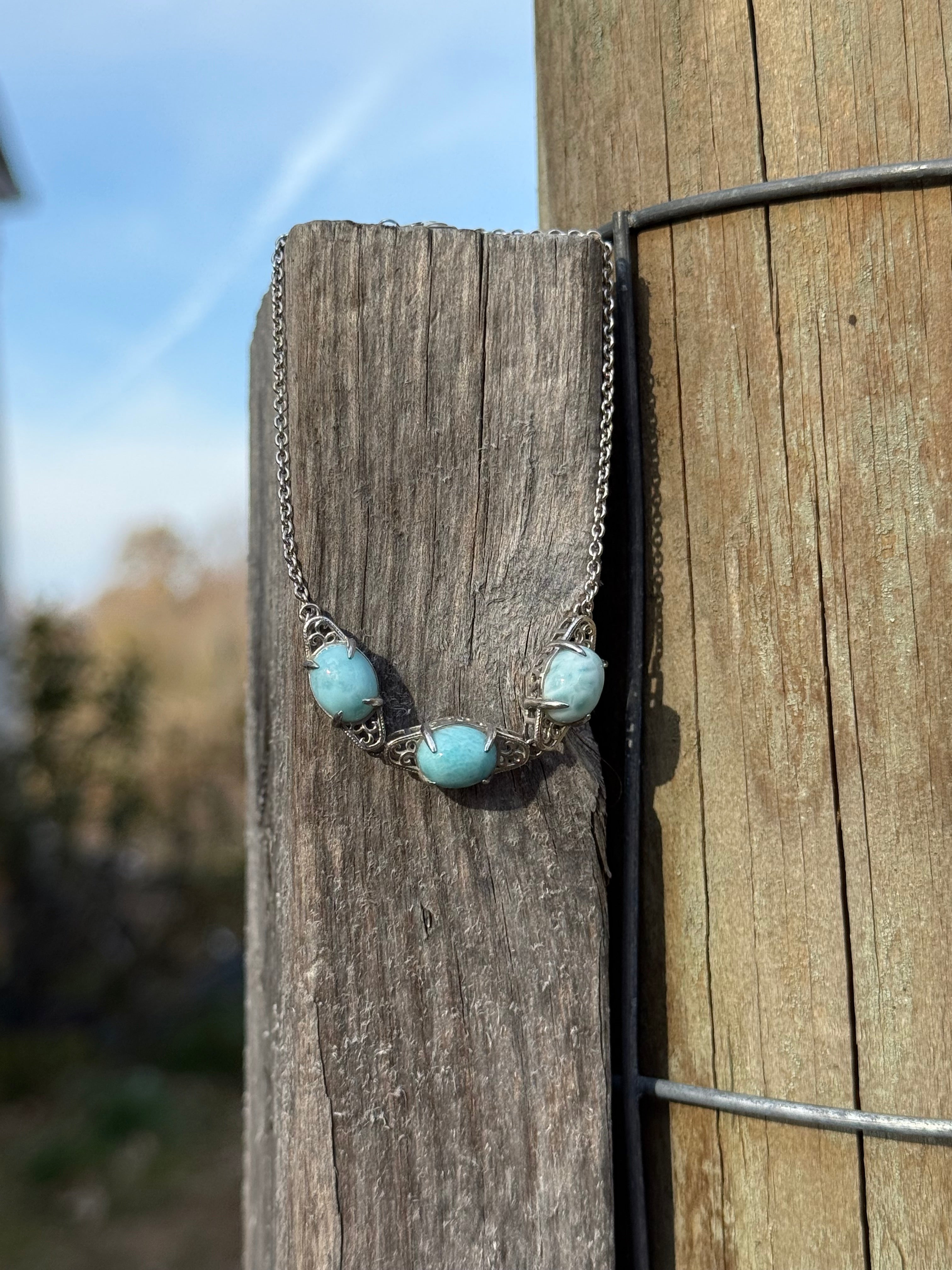 Larimar bracelet