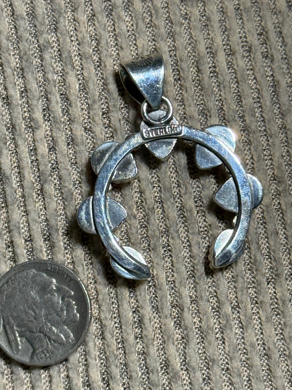 Pink conch naja pendant