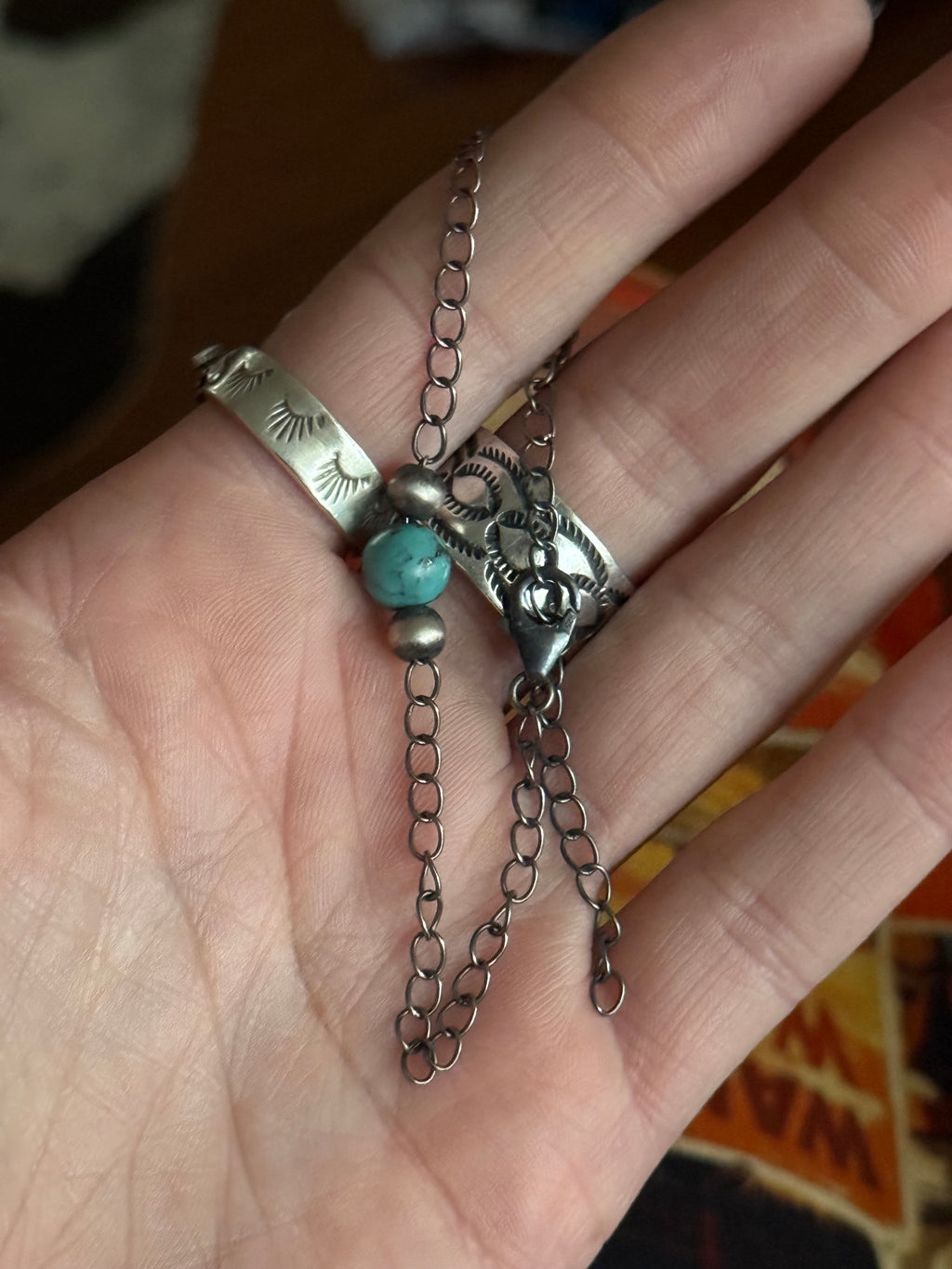 The “perfect little turquoise beaded” bracelet