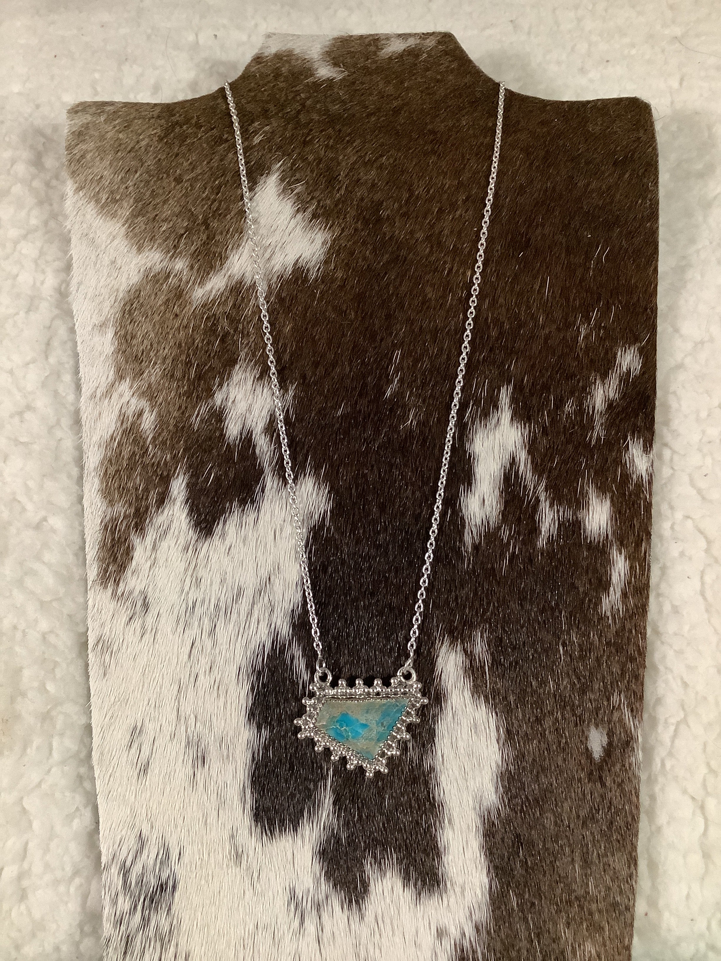 Sea sediment jasper necklace