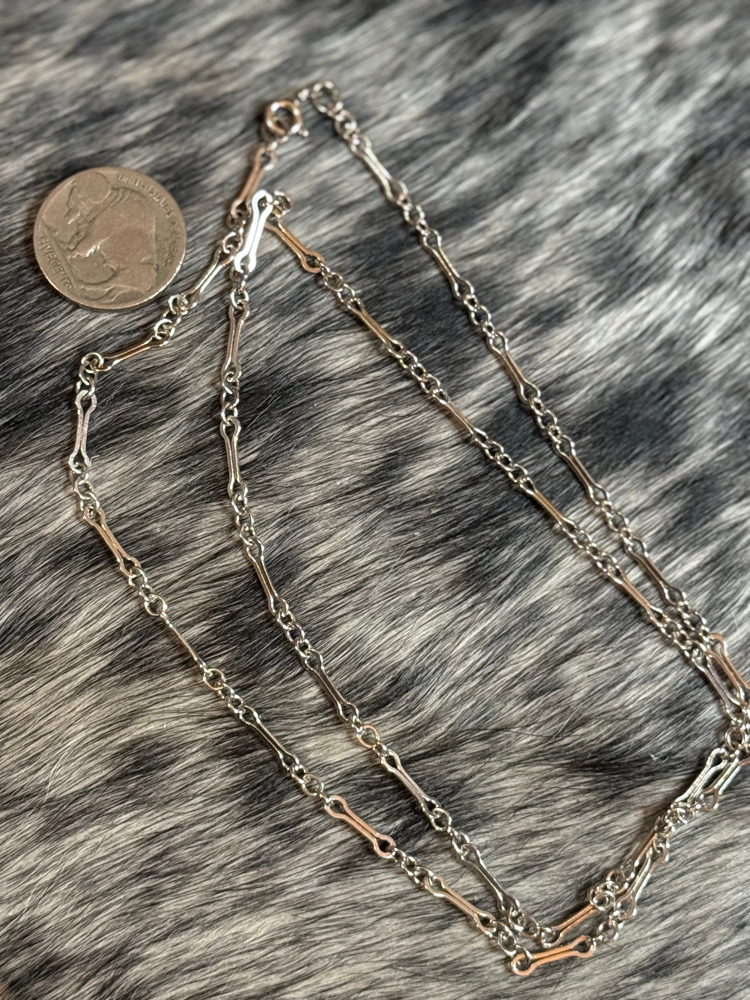 Dainty sterling silver necklace