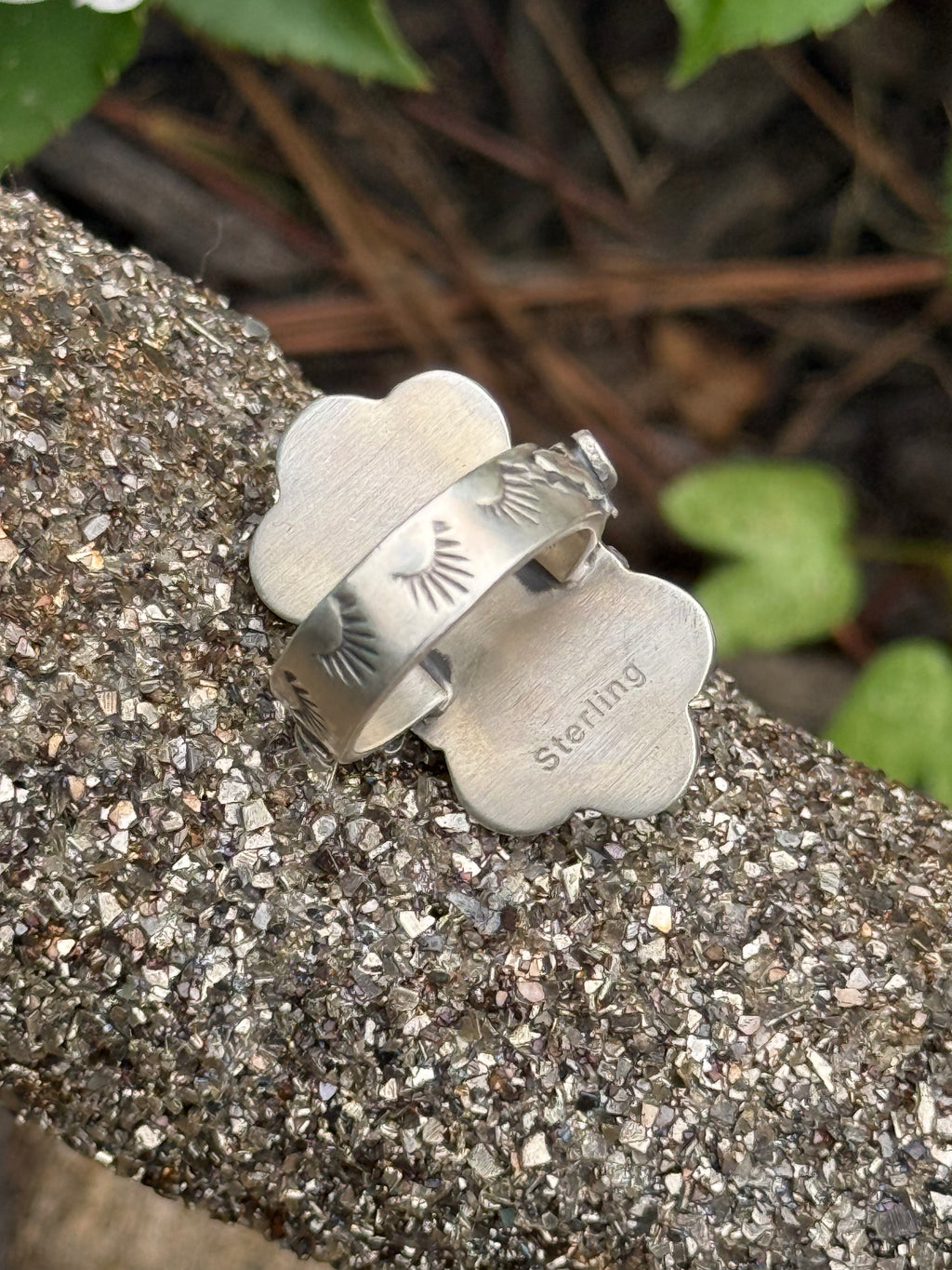 Blackjack turquoise ring