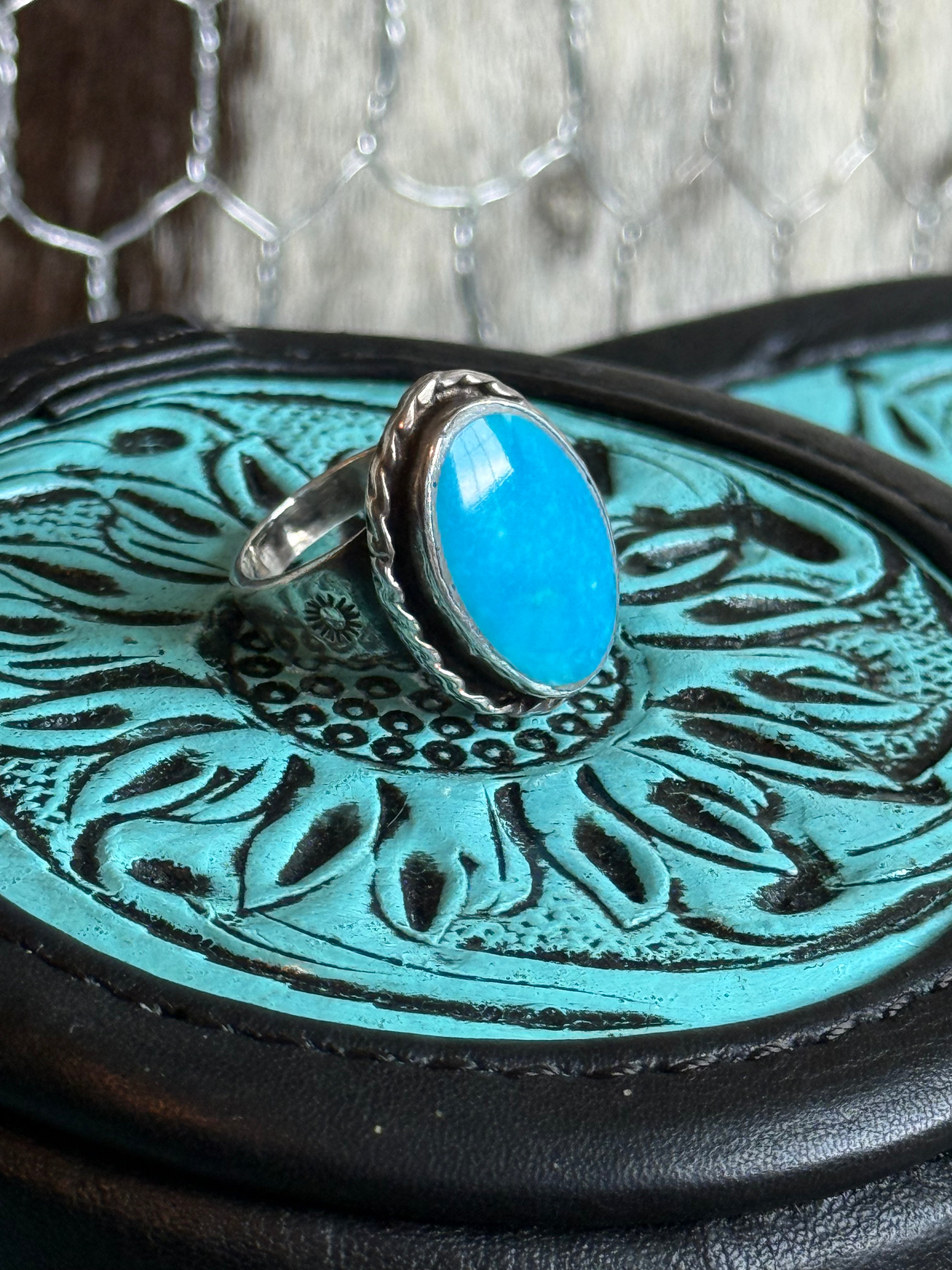 Vintage native turquoise ring