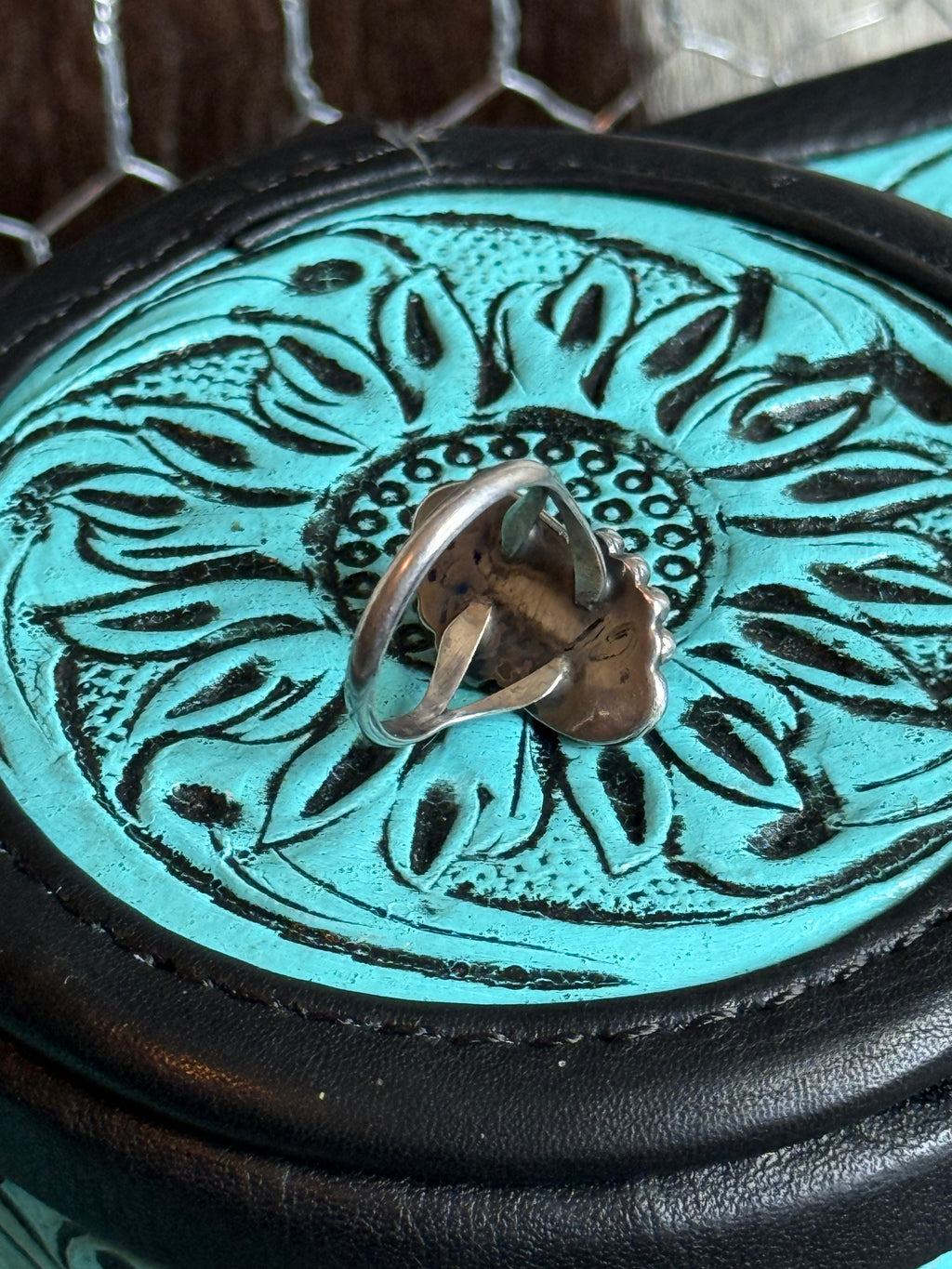 Vintage Native turquoise ring