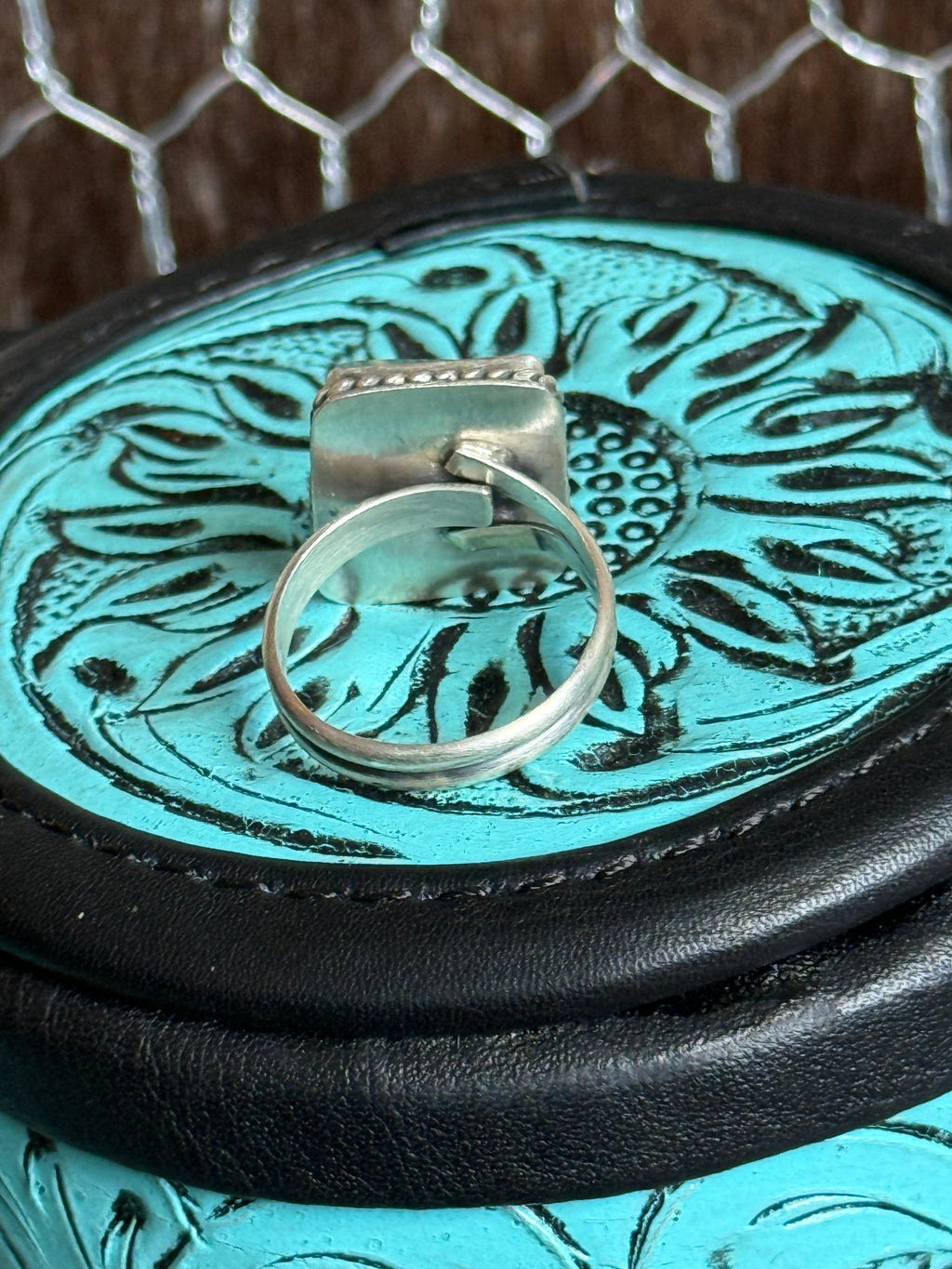 Native American made turquoise ring