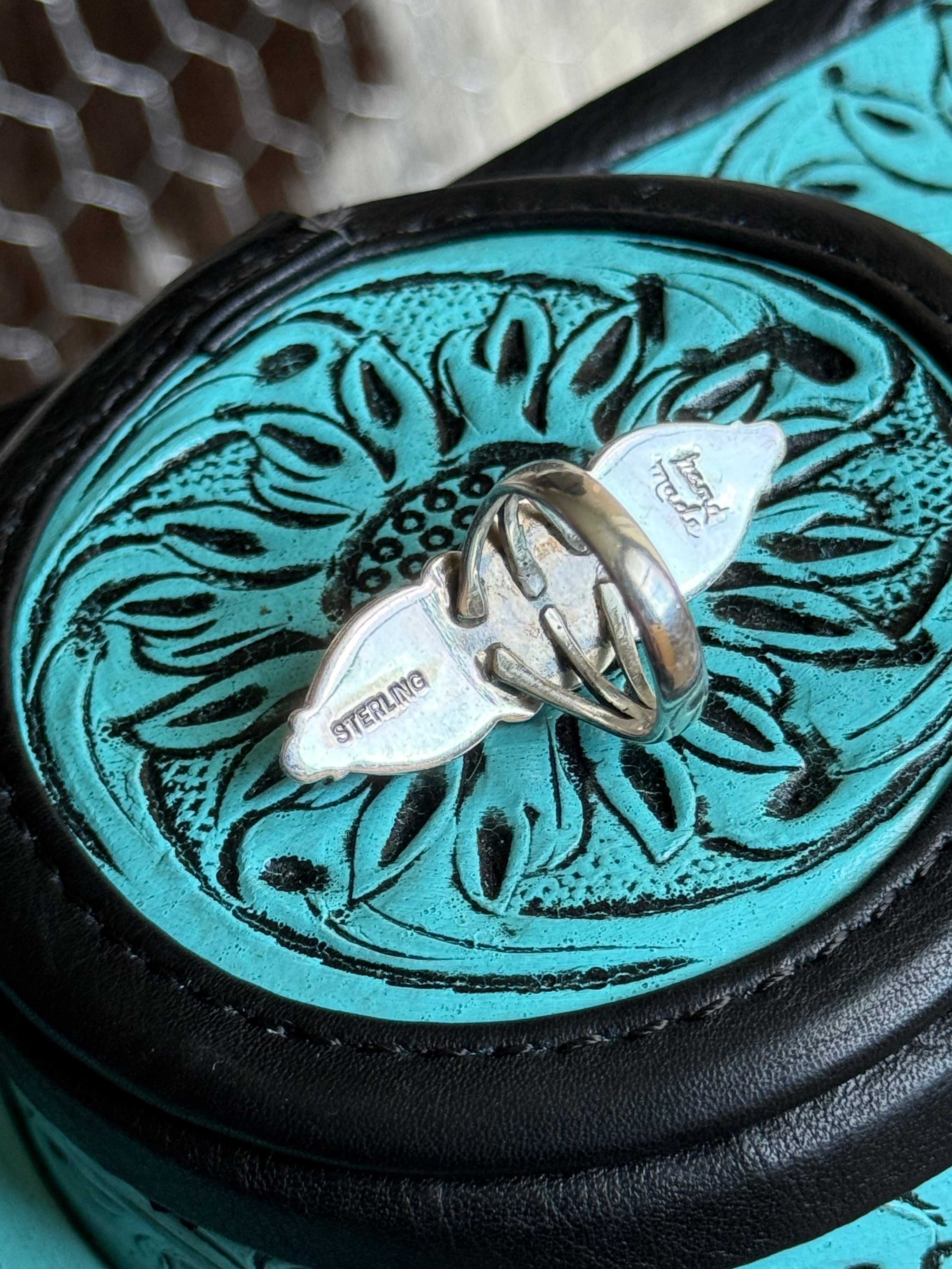 3 stone turquoise ring