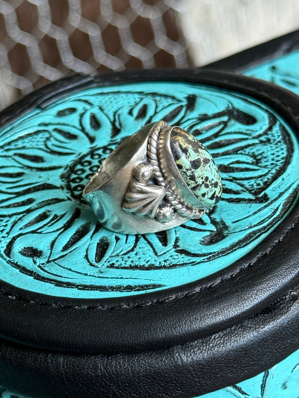 Blackjack detail ring size 7