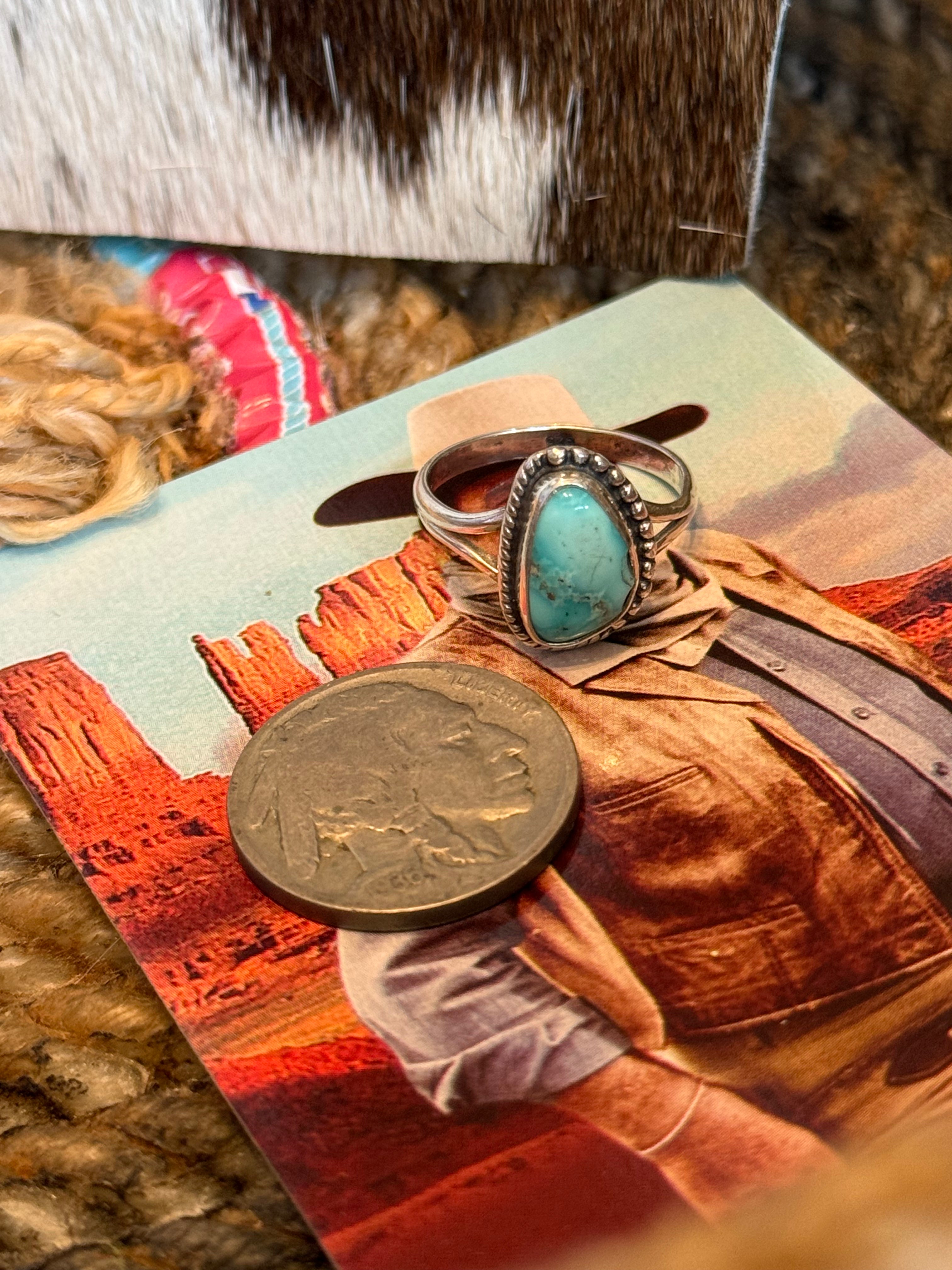 Turquoise ring size 6
