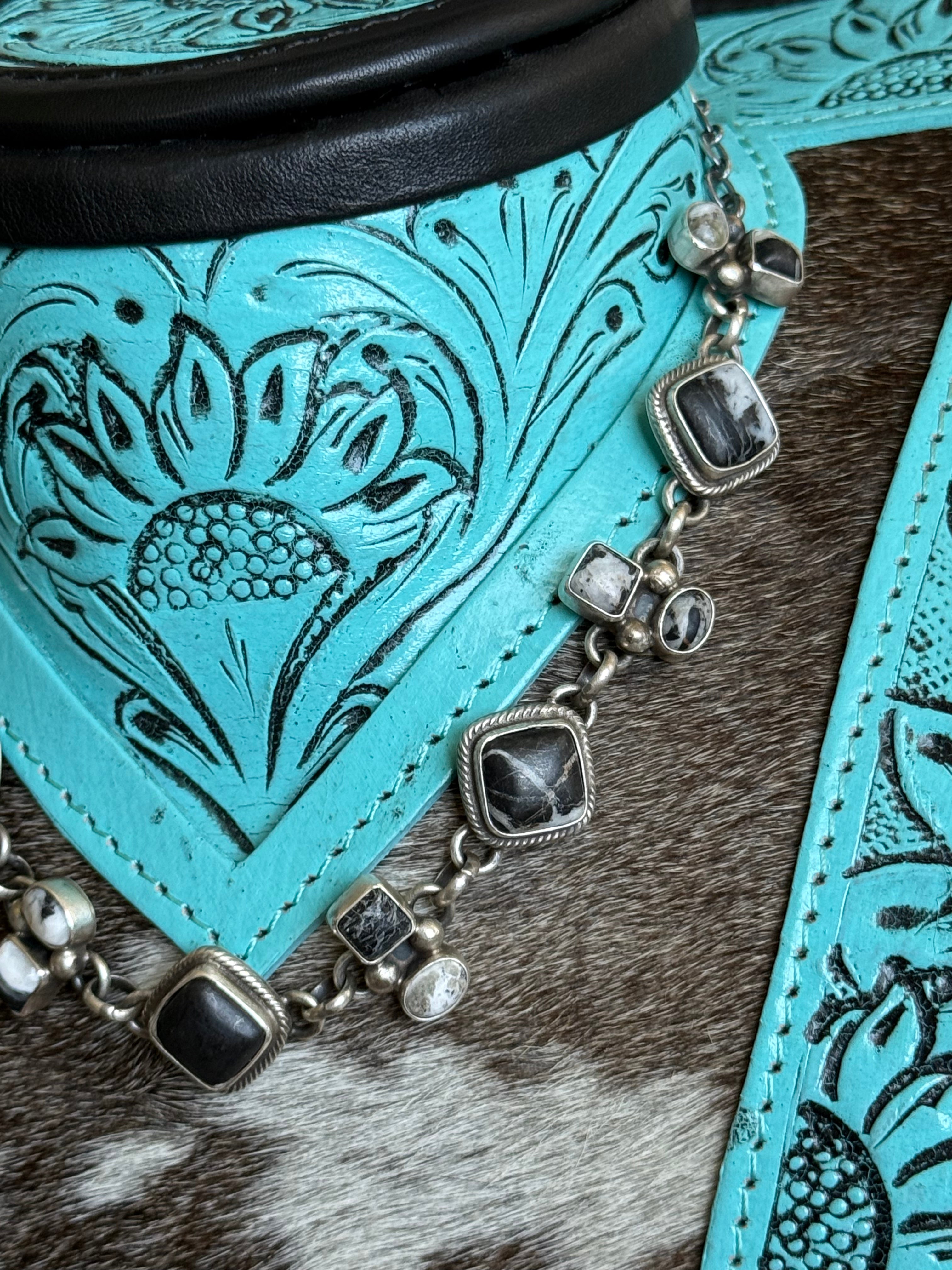 White buffalo choker necklace