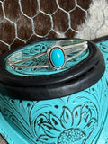 Amos Begay Navajo turquoise cuff
