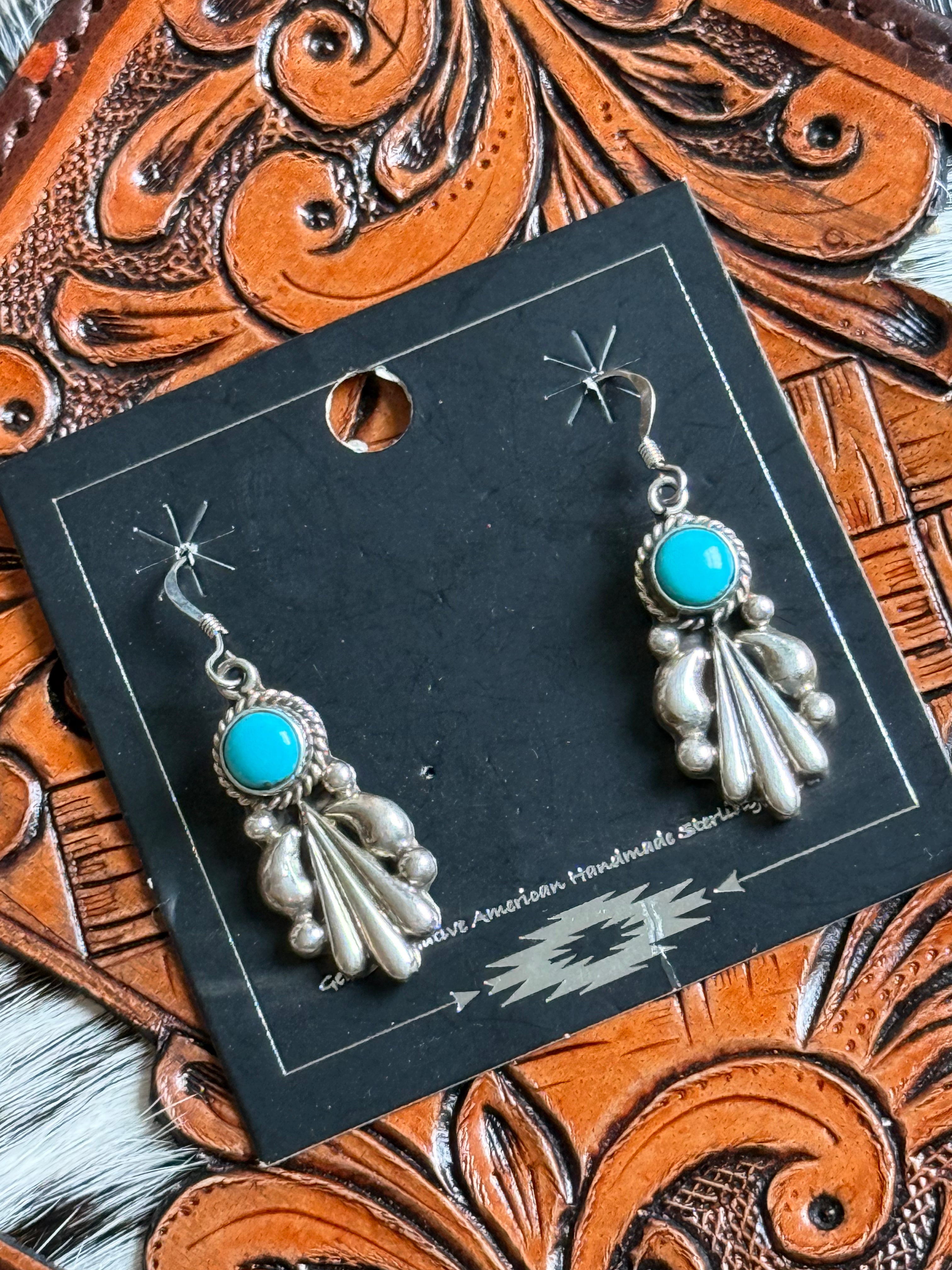 Verley Betone Native American turquoise earrings