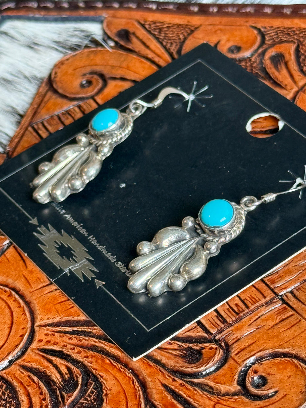Verley Betone Native American turquoise earrings