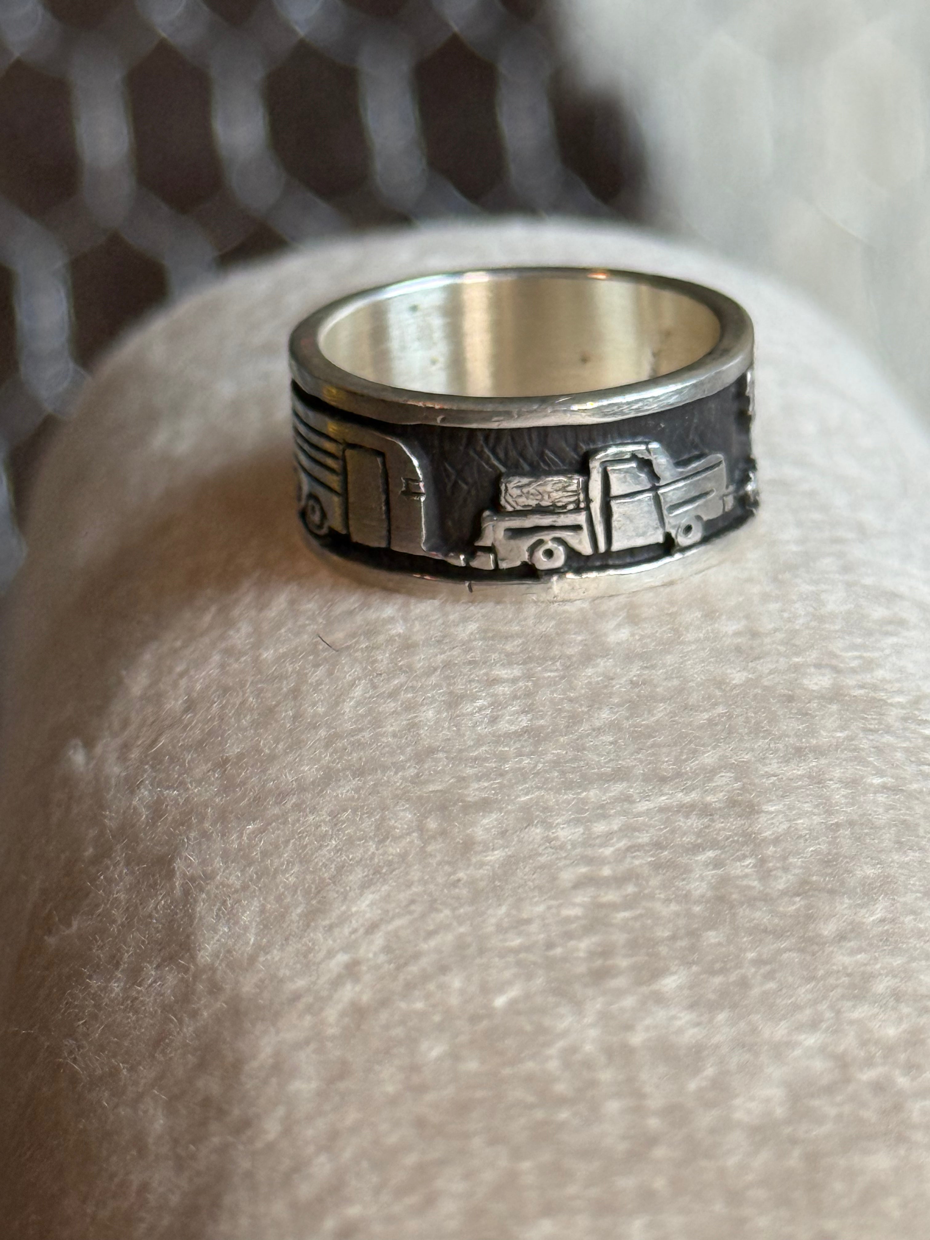 Native American handmade story teller ring