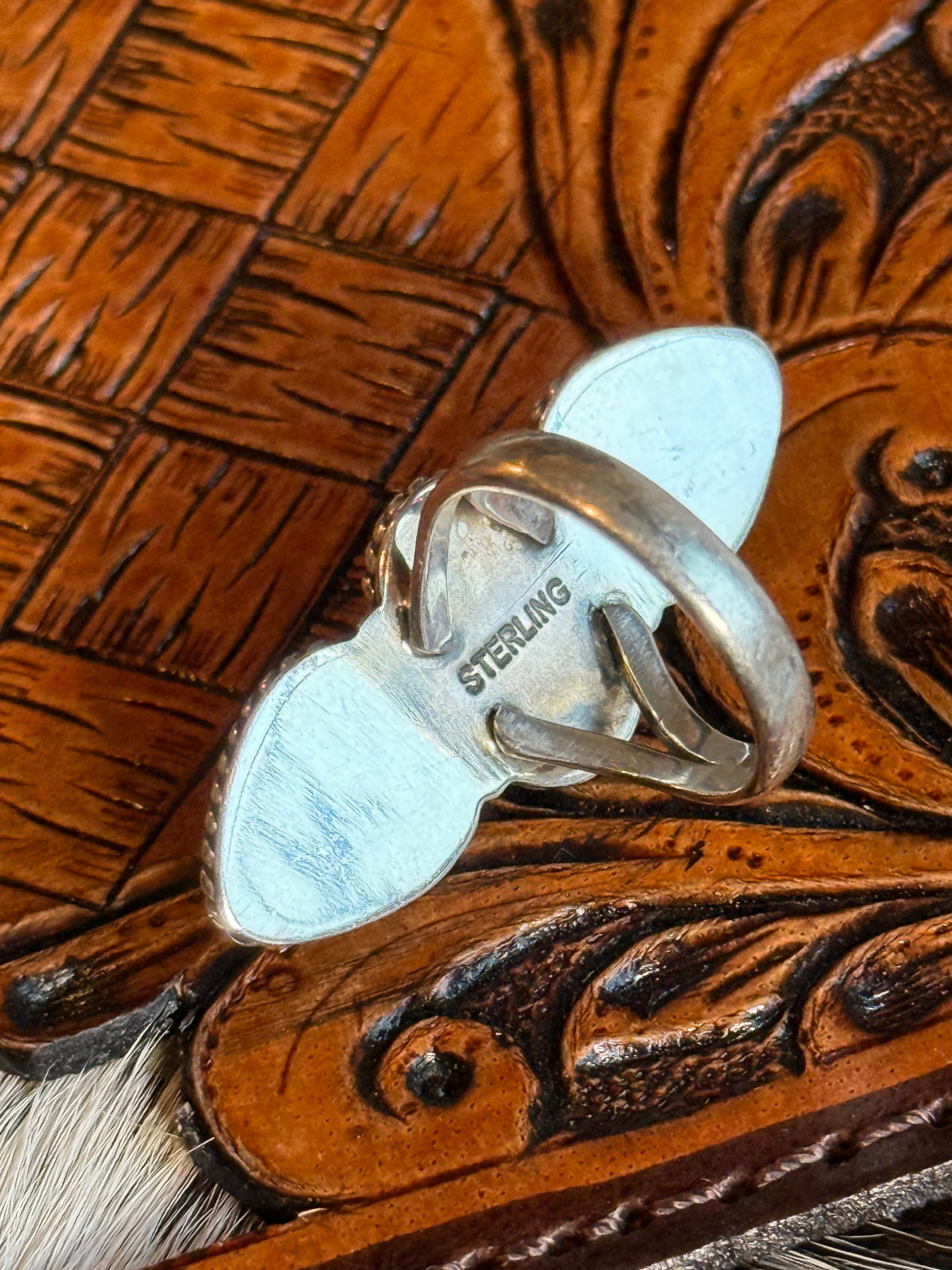 3 stone turquoise ring