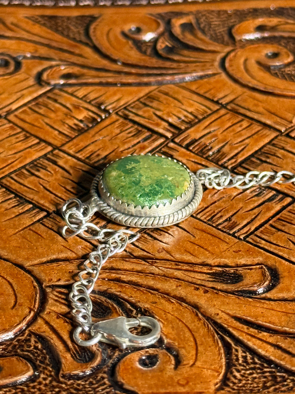Turquoise adjustable bracelet
